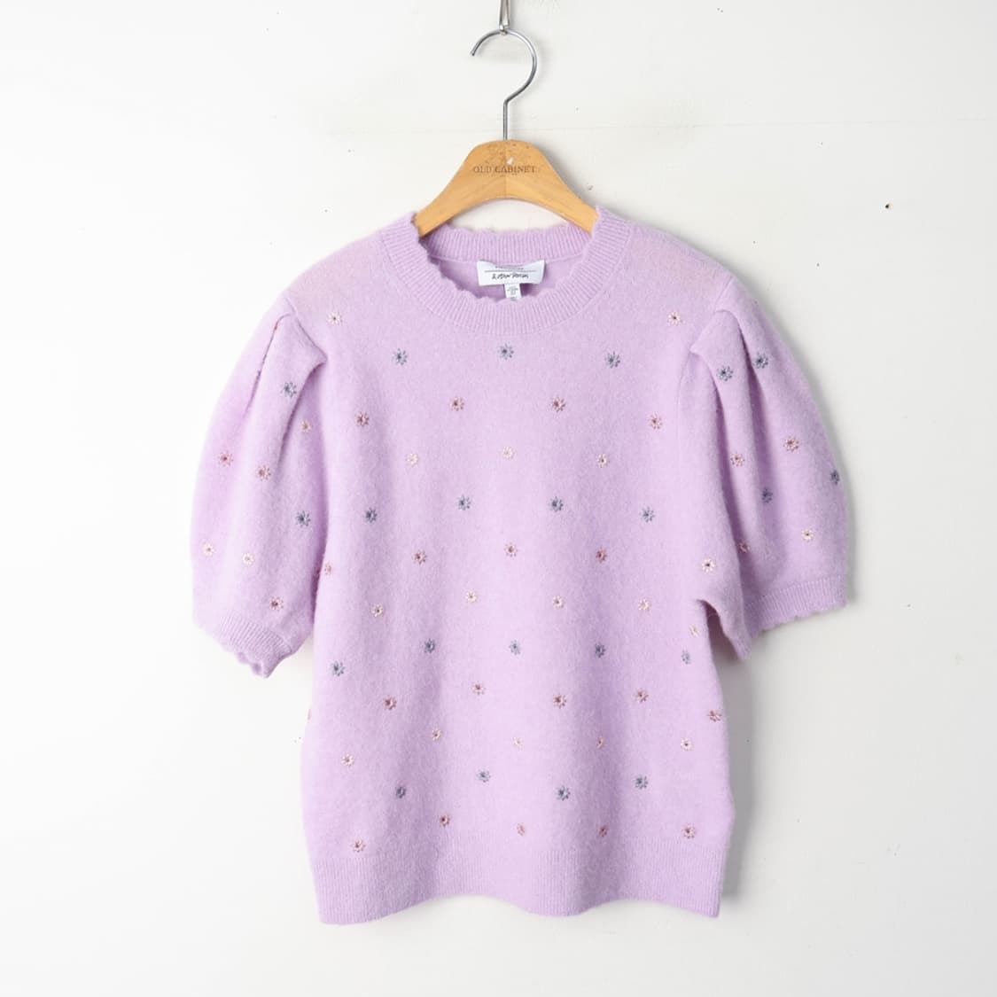 55/앤아더스토리즈 알파카 울 반팔 니트 상품이미지1