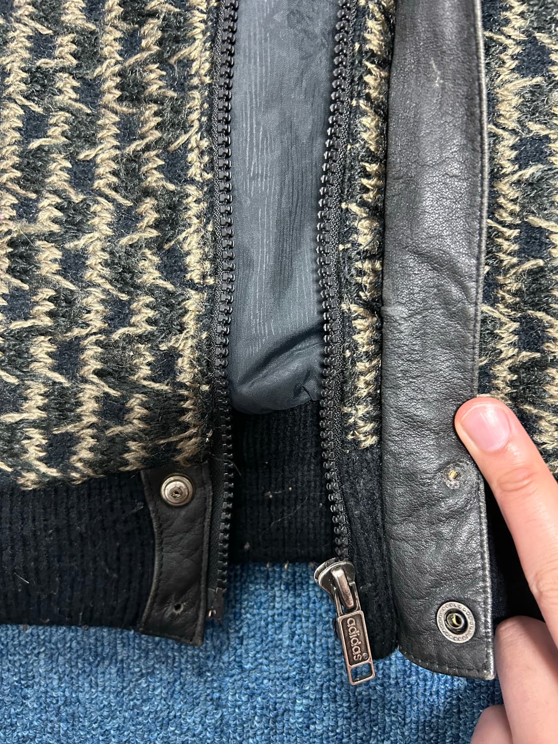 아디다스 올드스쿨 90s 소가죽 자켓 105 상품이미지7