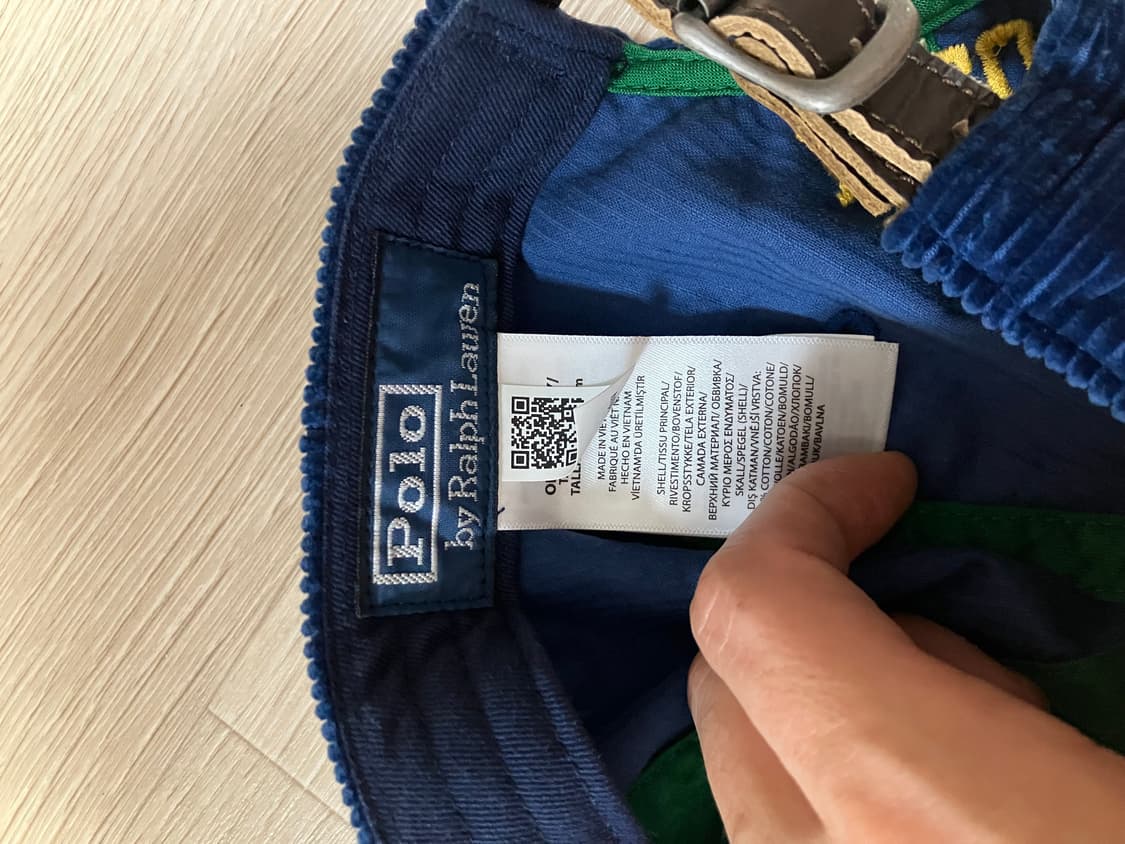 폴로 랄프로렌 임브로이더 코듀로이 볼캡 상품이미지3