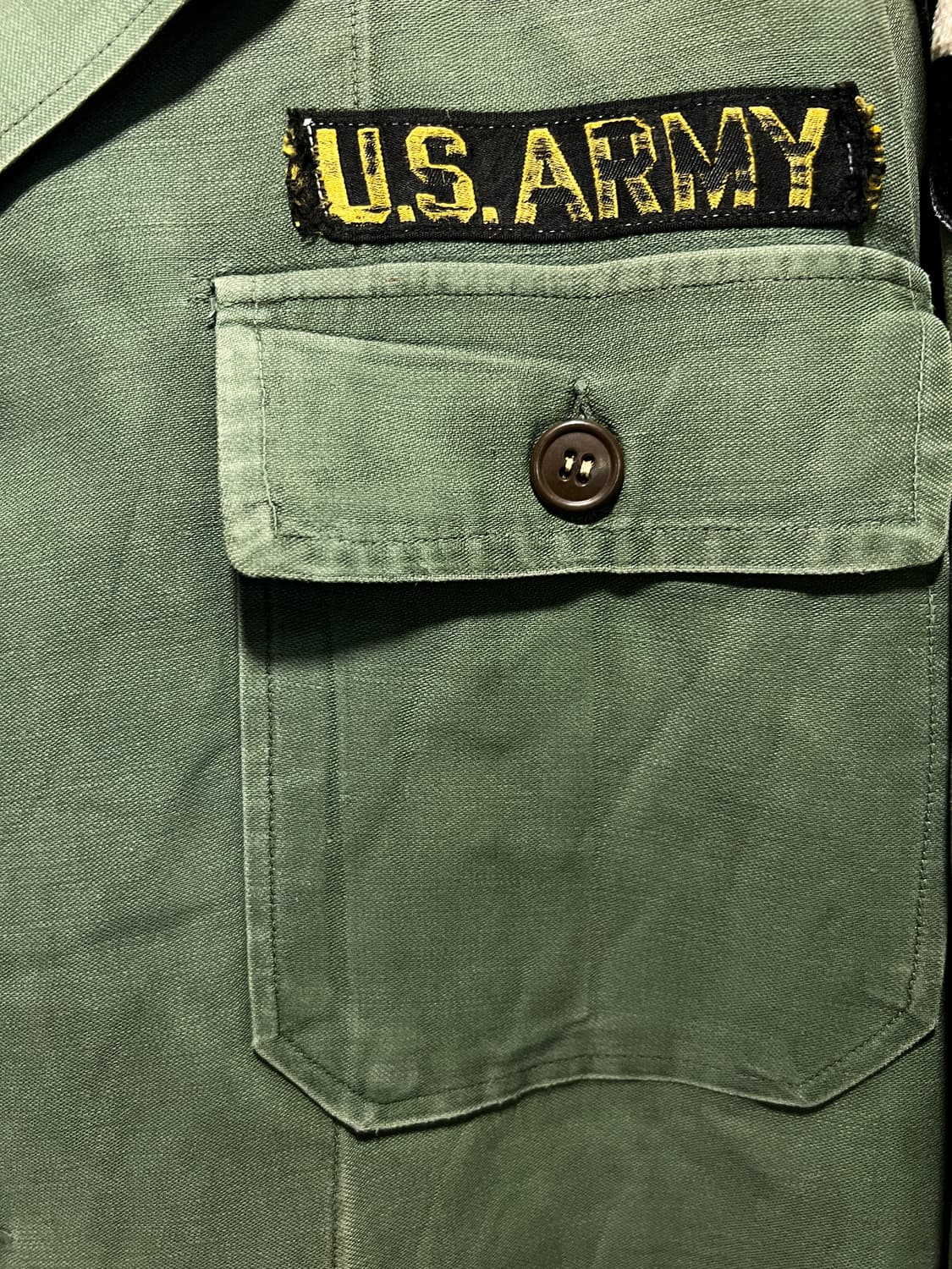[M]60's 오리지널 U.S ARMY OG-107 밀리터리 셔츠 상품이미지3