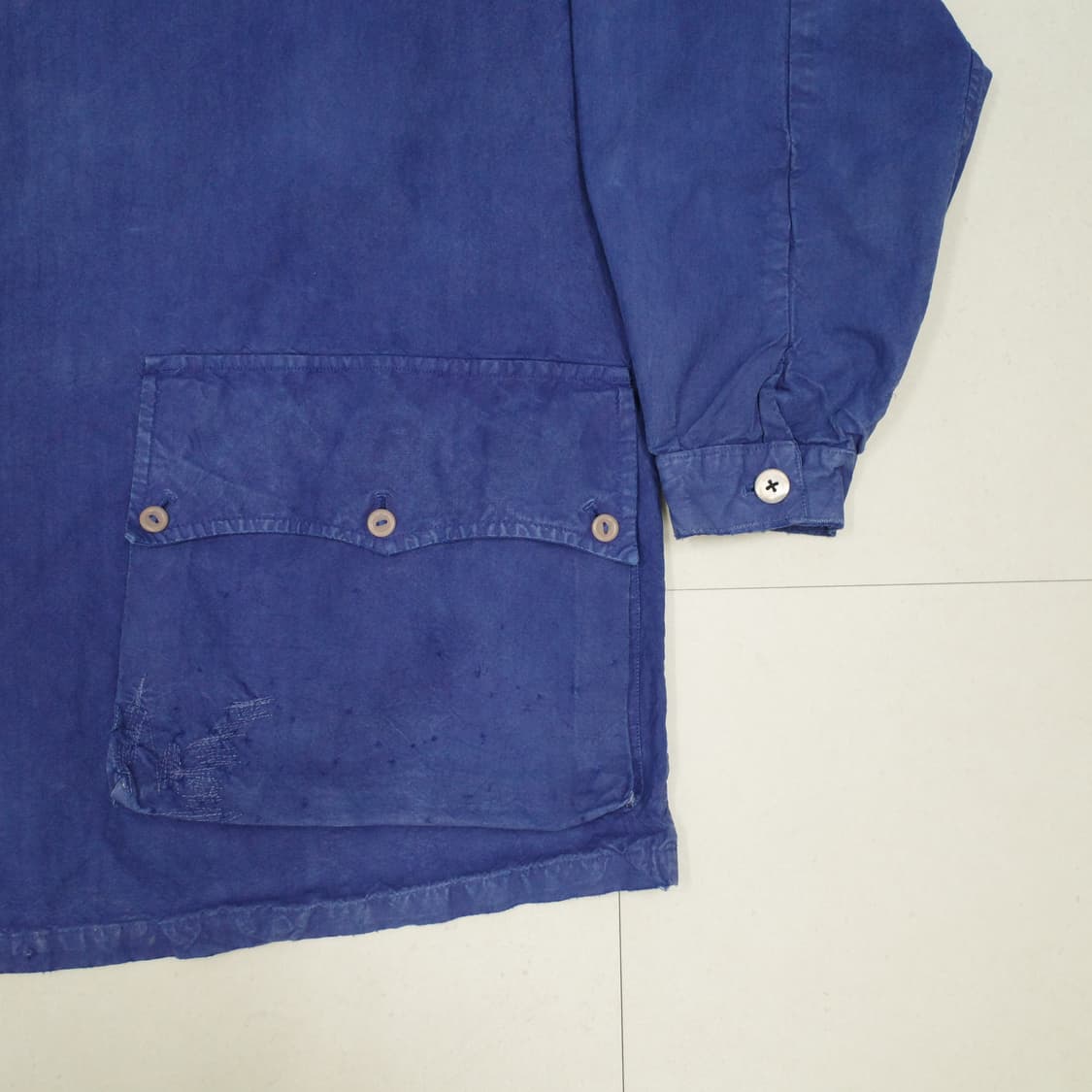 50s 스웨덴군 M39 스노우 파카 블루 염색 개체 105 상품이미지3