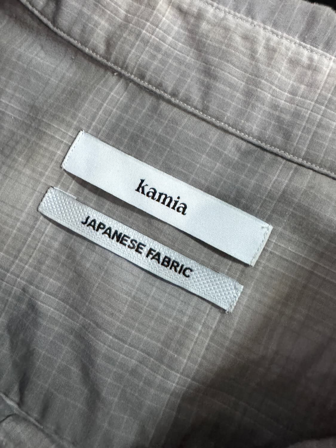 카미아 Kamia 재페니스 체크 셔츠 M 상품이미지4