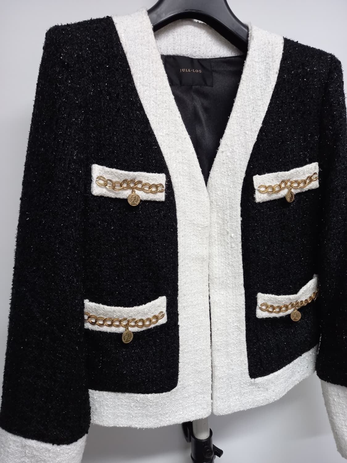 새 줄로그 춘추 트위드 자켓 F 33-55 상품이미지5