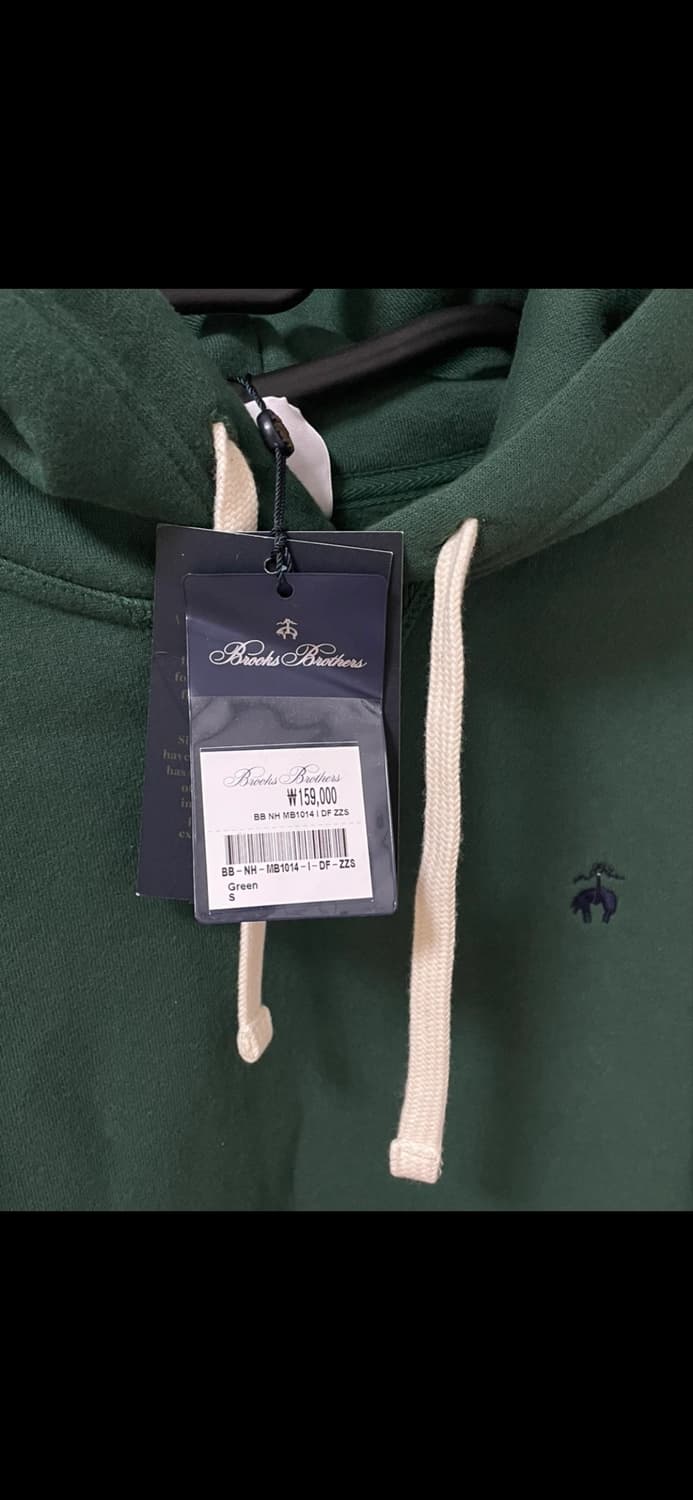 (새 상품) 브룩스브라더스 후드티 다크그린 상품이미지4