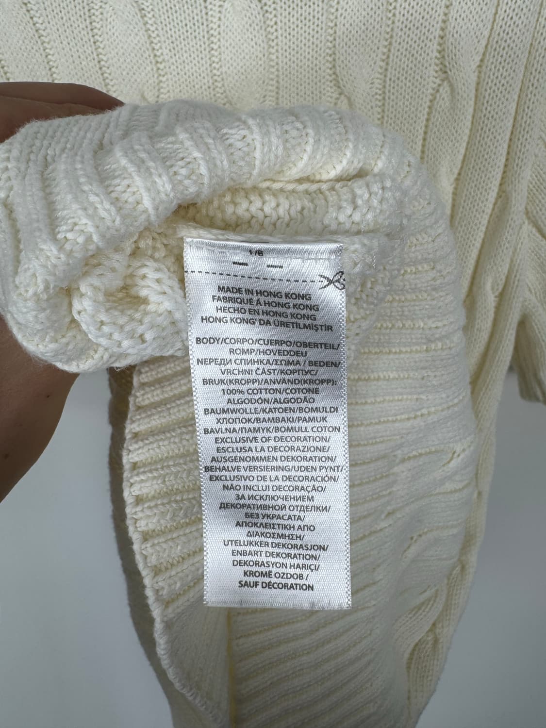 b135) 폴로랄프로렌 하트로고 케이블 반팔니트 상품이미지6