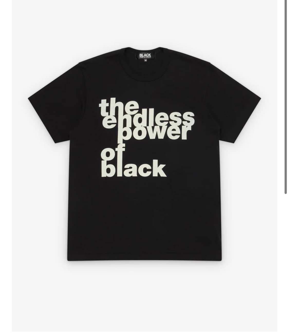 COMME DES GARCONS BLACK 티셔츠 구매합니다 상품이미지1