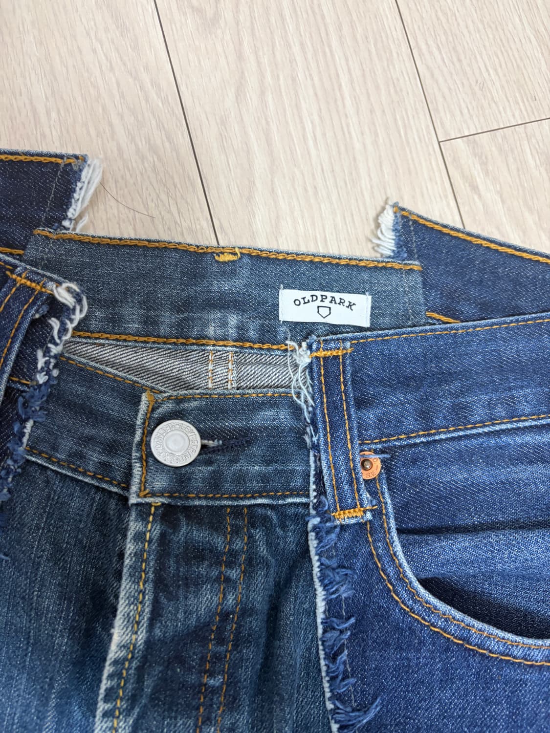 올드파크 플레어 데님팬츠 m 상품이미지3