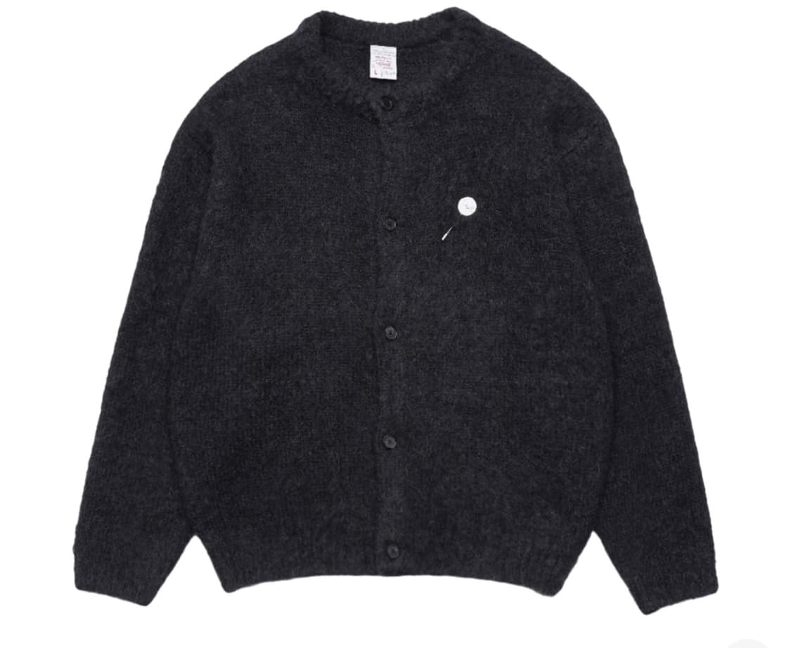 STU 모헤어 가디건 블랙 L 상품이미지1