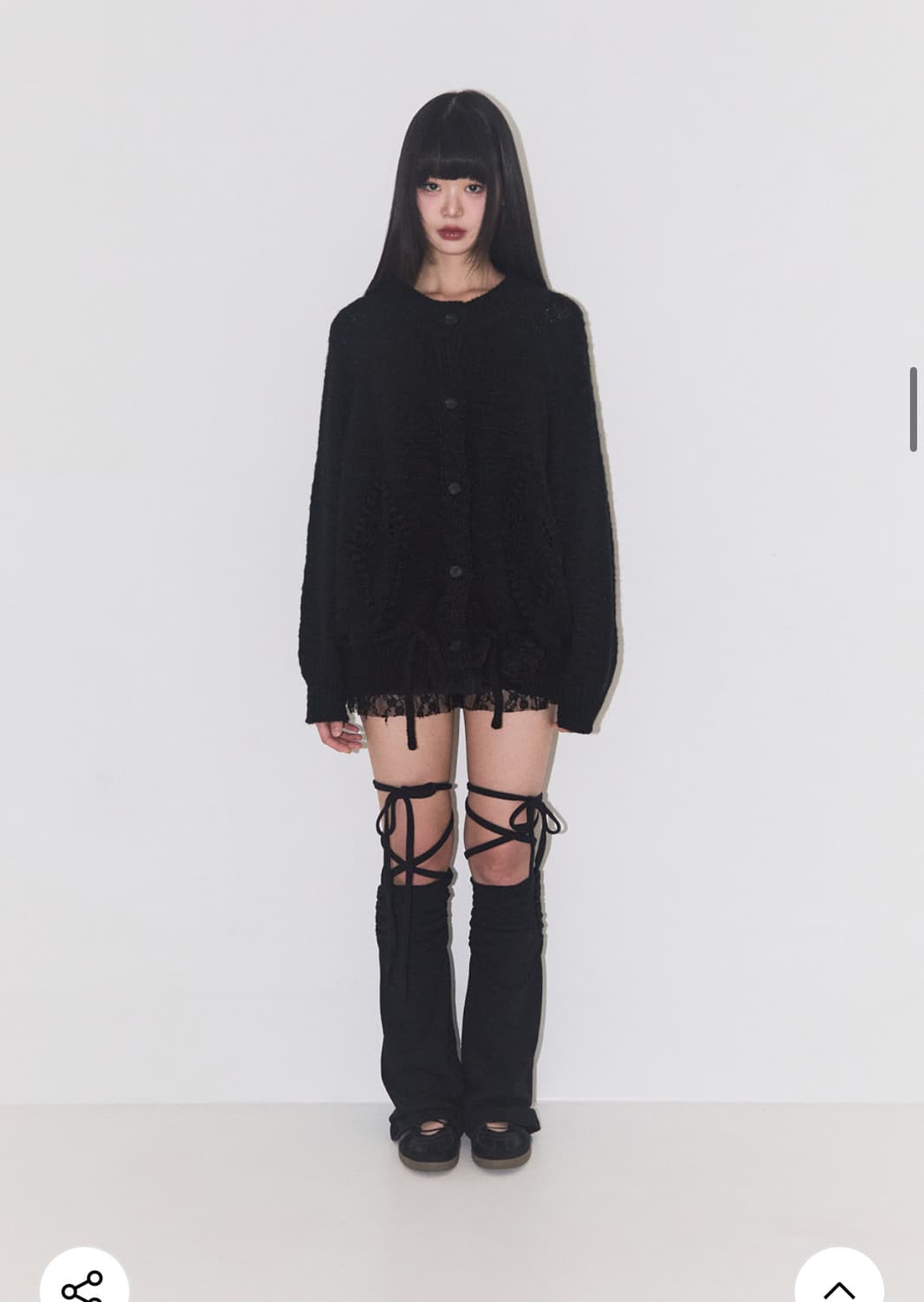 일리고 플레르 다이아 가디건 블랙 상품이미지1