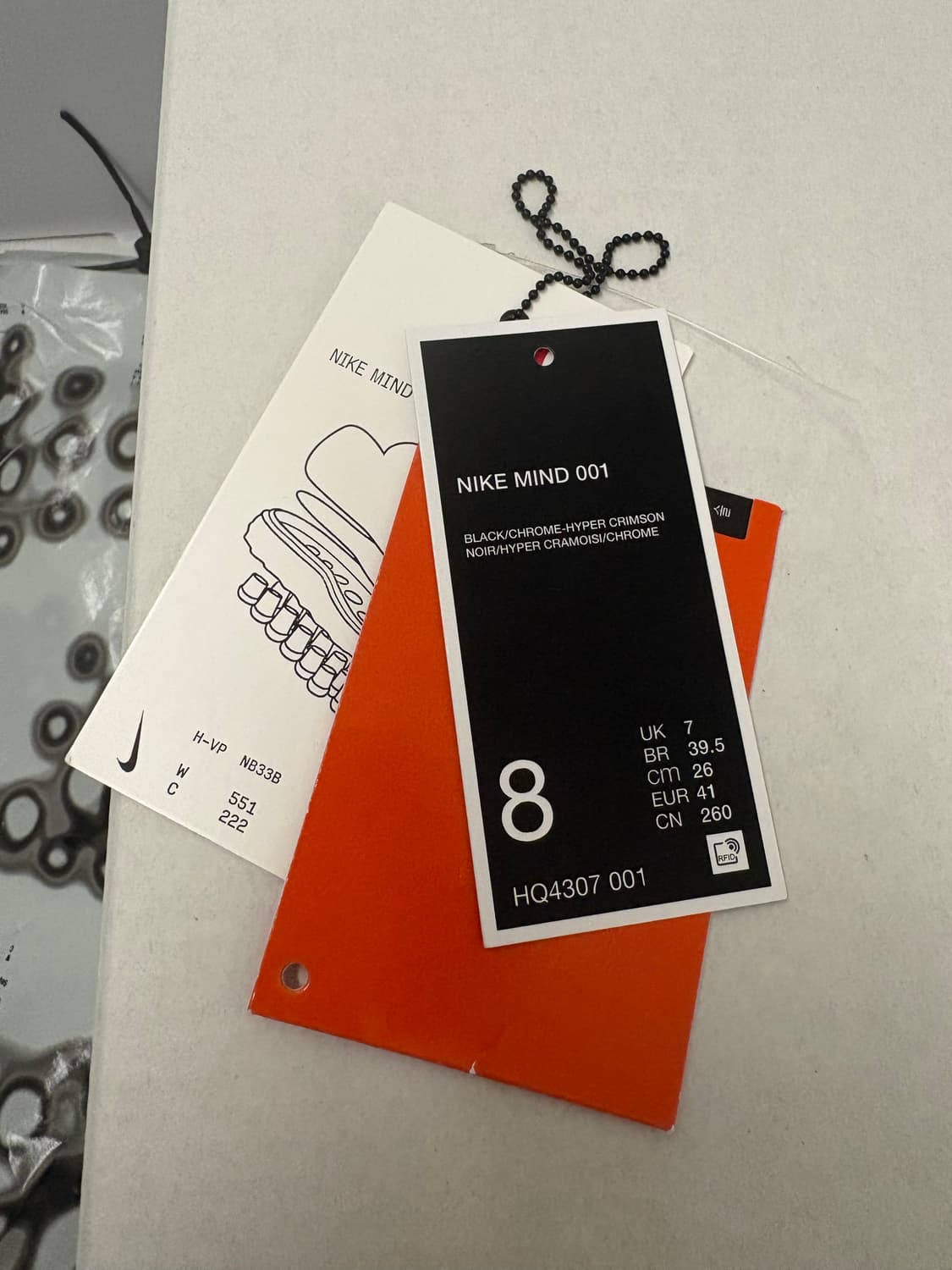 나이키 마인드 001 블랙 크롬 260 상품이미지4