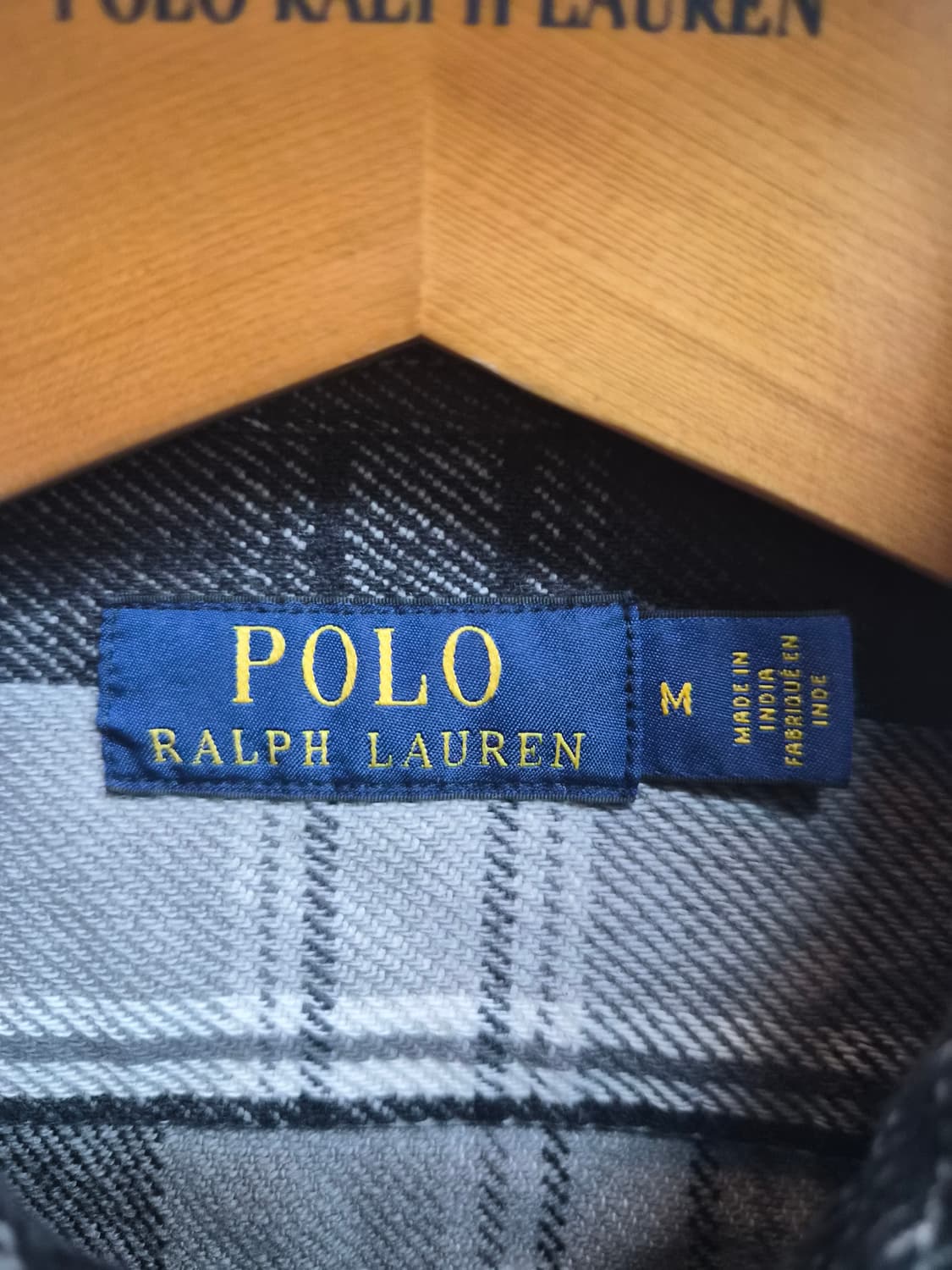M/100) 폴로 랄프로렌 체크 셔츠 집업자켓 팝니다 상품이미지3