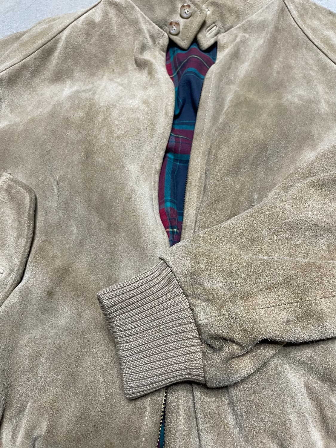 90s 폴로 스웨이드 해링턴 자켓 바라쿠타 G9 상품이미지6