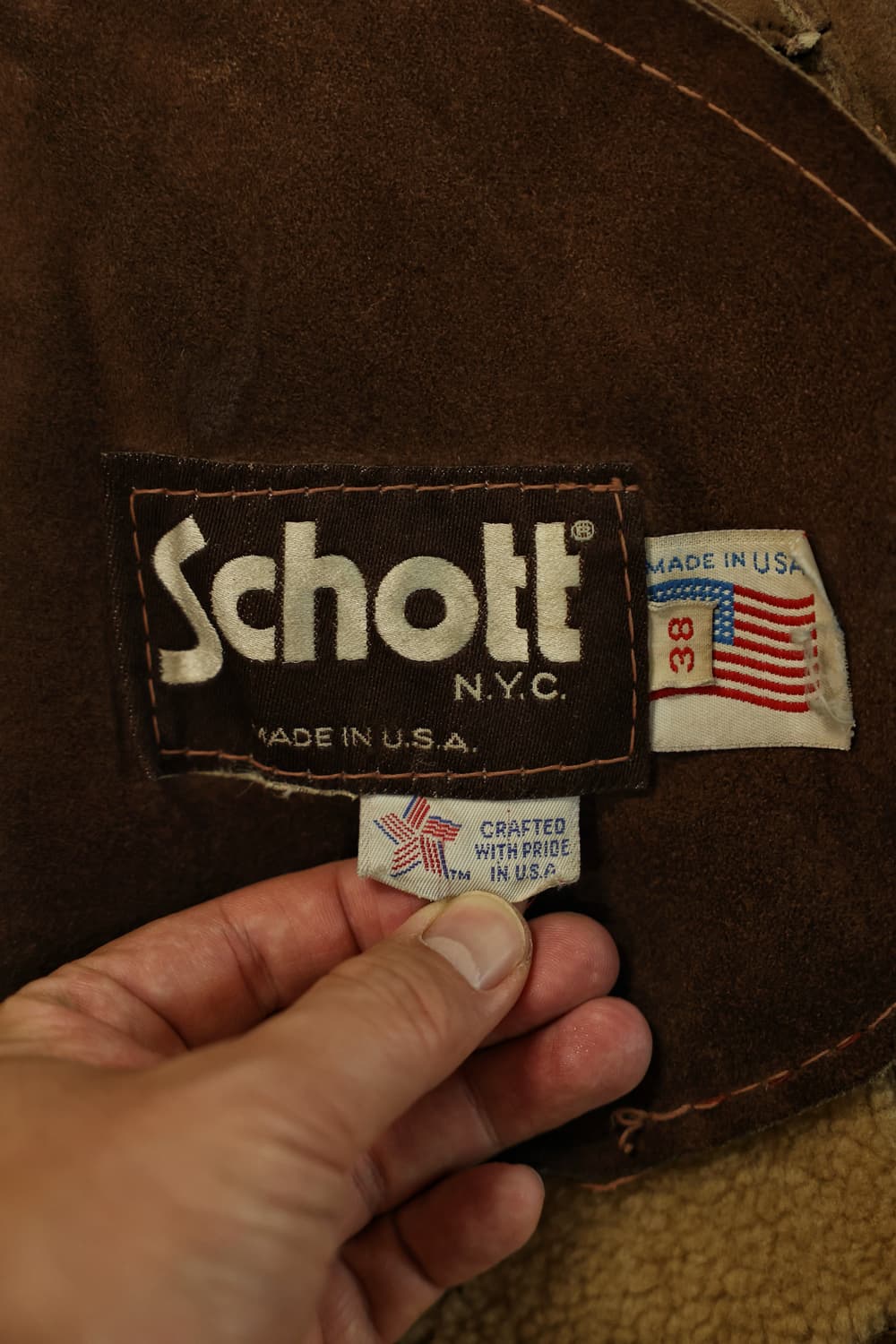 80~90s 빈티지 쇼트 무스탕 자켓 판매 상품이미지9