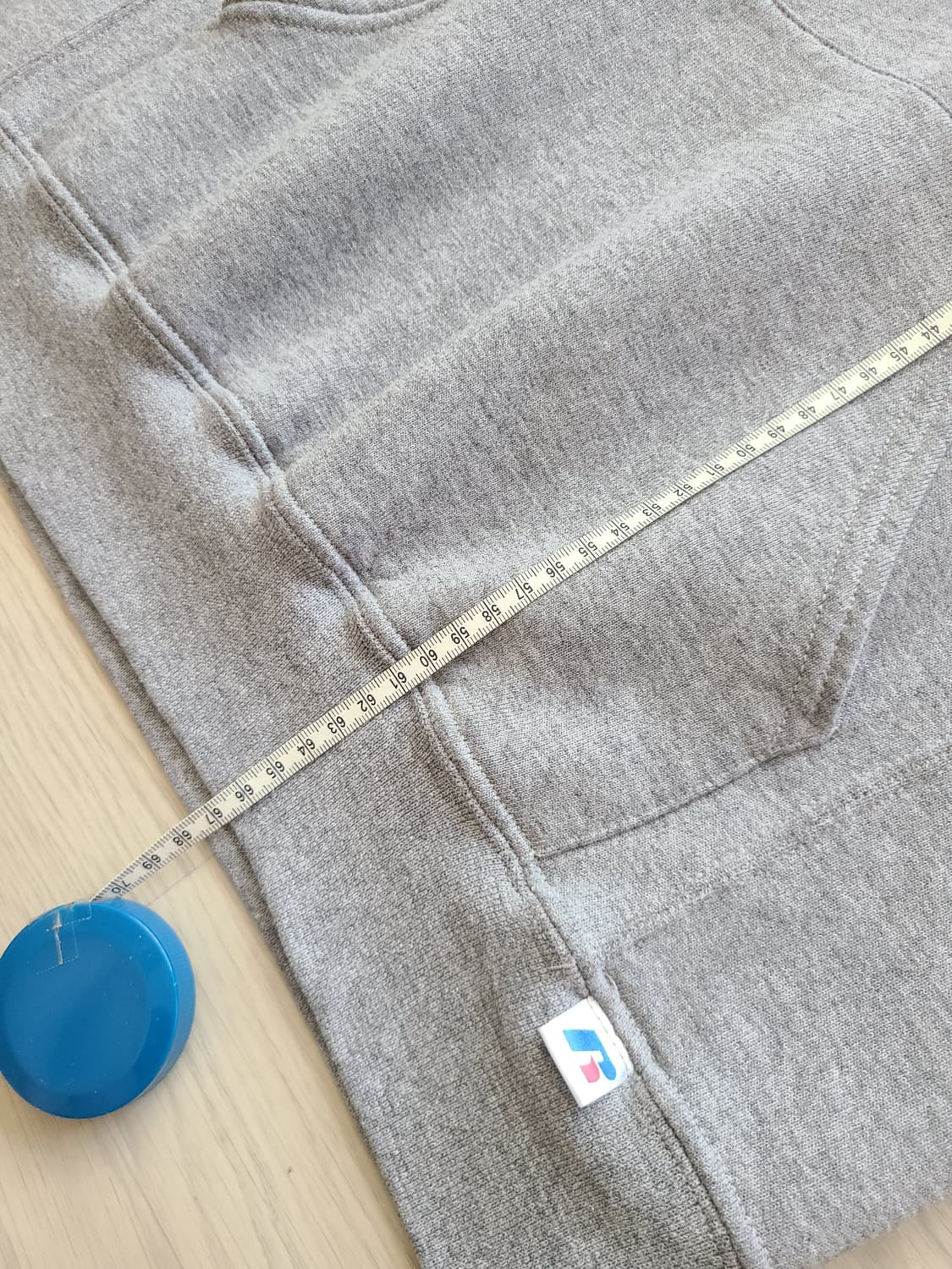 [M] 러셀 애슬래틱 그레이 후드티 판매 상품이미지6