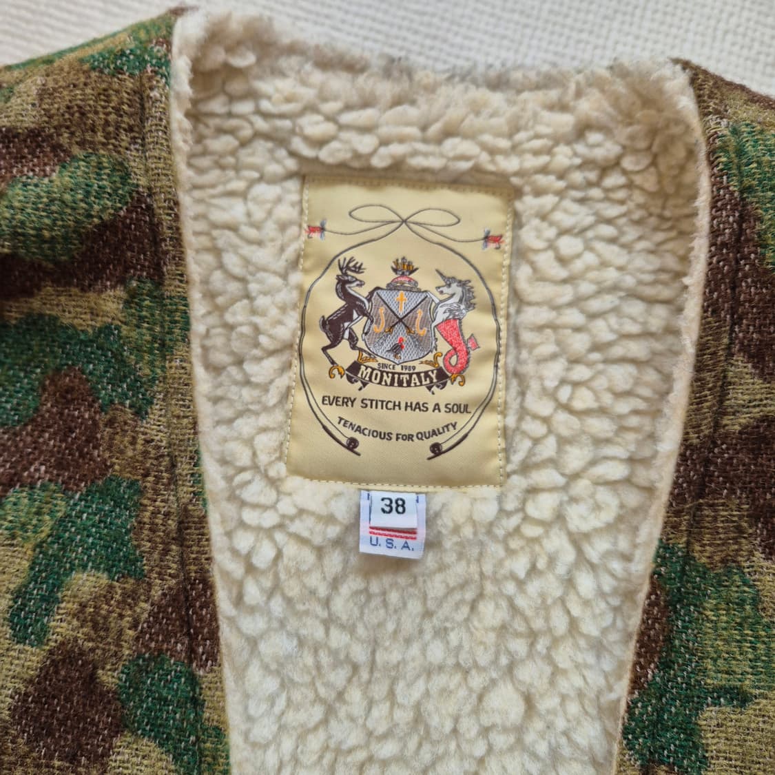 Monitaly 닉우스터 카모양털 베스트 38 상품이미지3