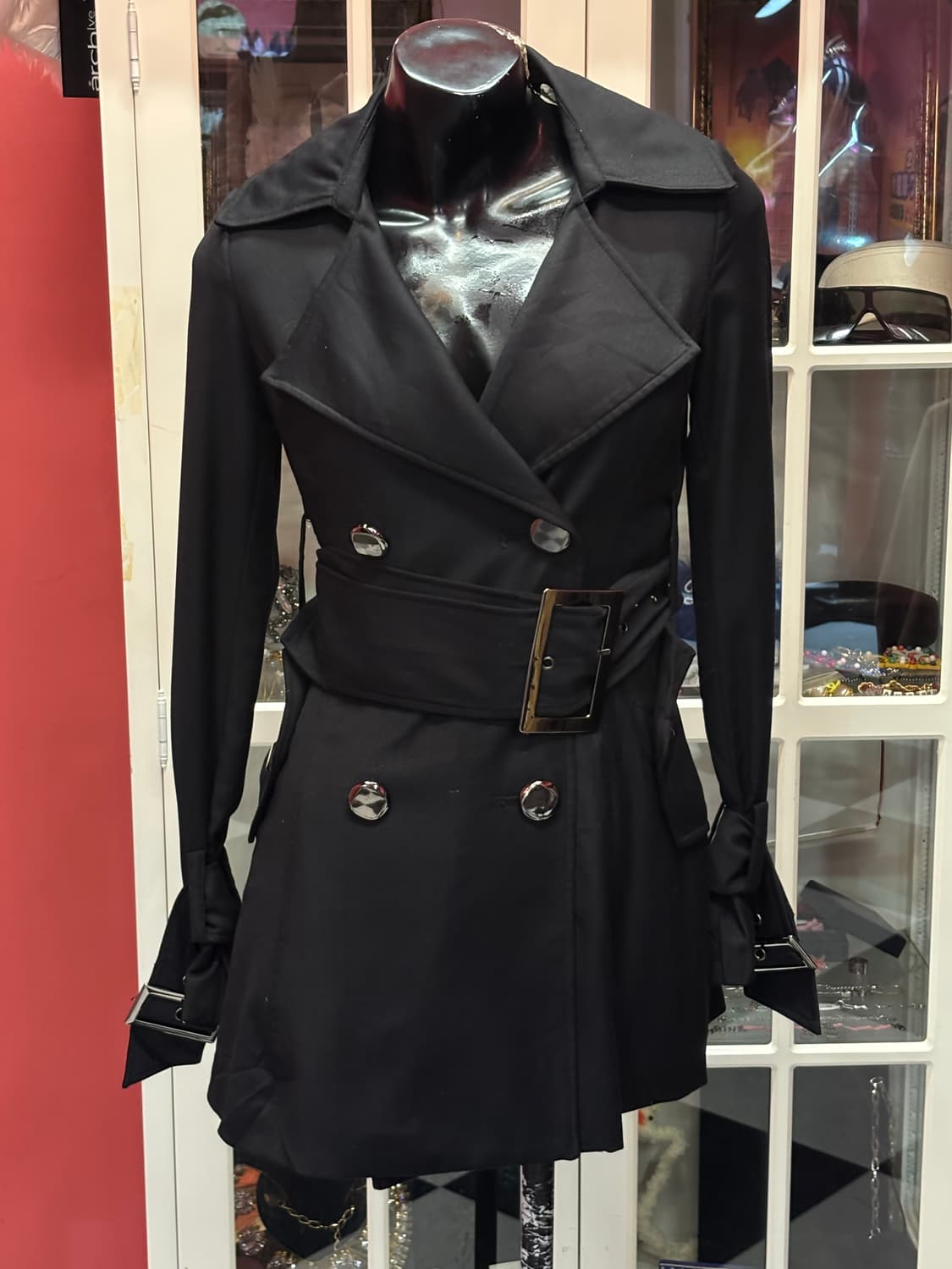 egoist big buckle coat 에고이스트 빅 버클 코트 상품이미지1