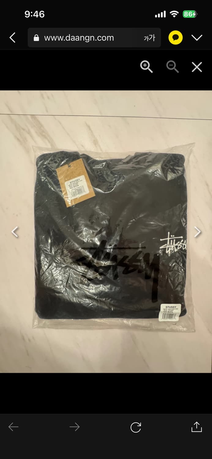 정품 /무료배송]스투시 맨투맨 베이직 기모 크루넥 남녀공용 3COLOR 상품이미지6