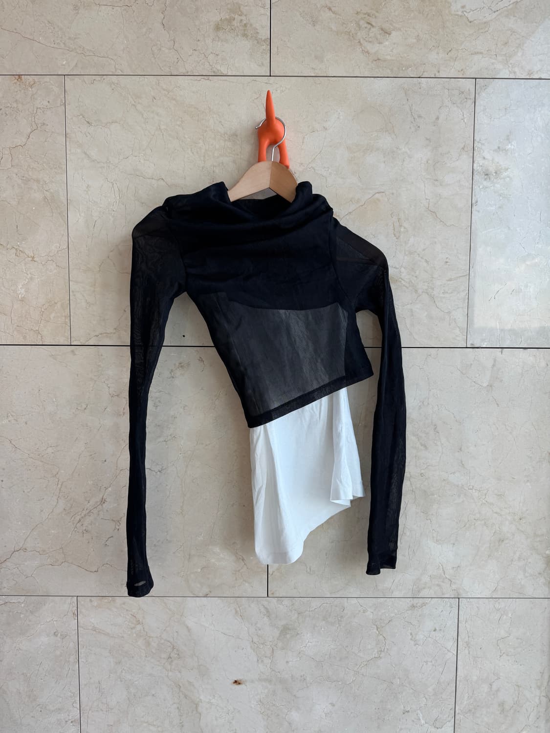 MM6 Margiela 마르지엘라 투 레이어 탑 새상품 xs  상품이미지3