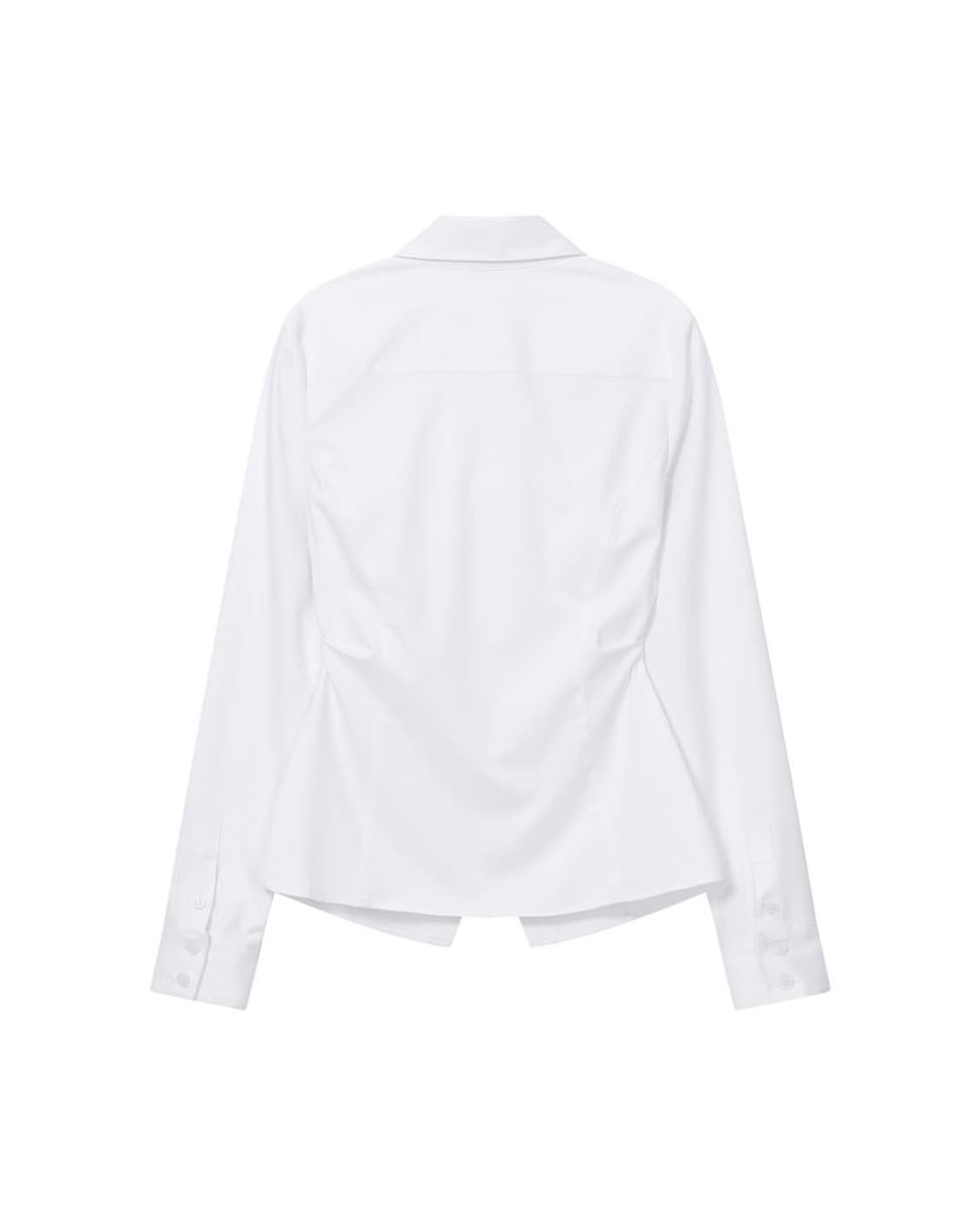 미세키서울 포켓 피티드 셔츠 화이트 상품이미지3