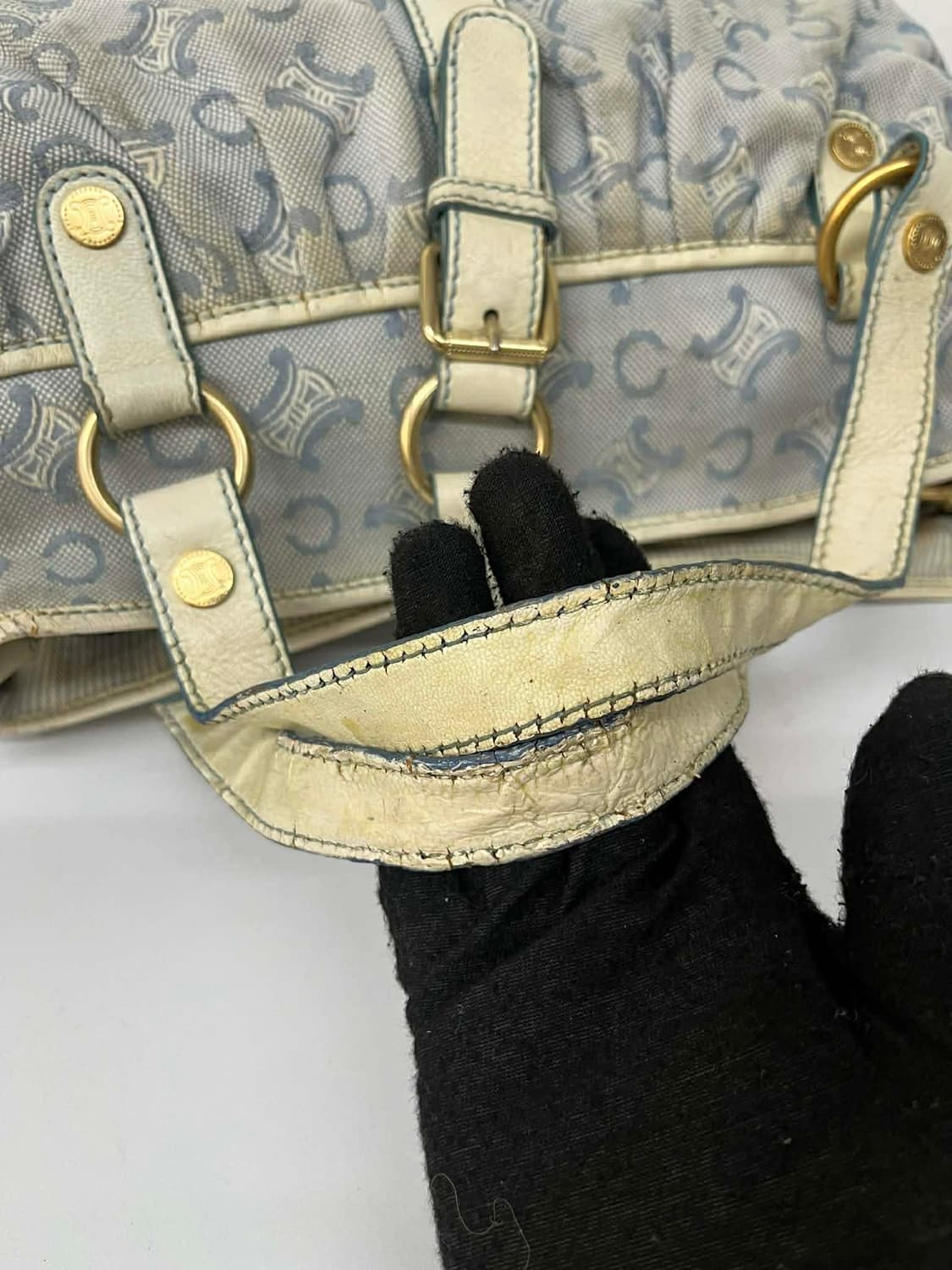 셀린느 빈티지 마카담 캔버스 숄더백 토트백 상품이미지9