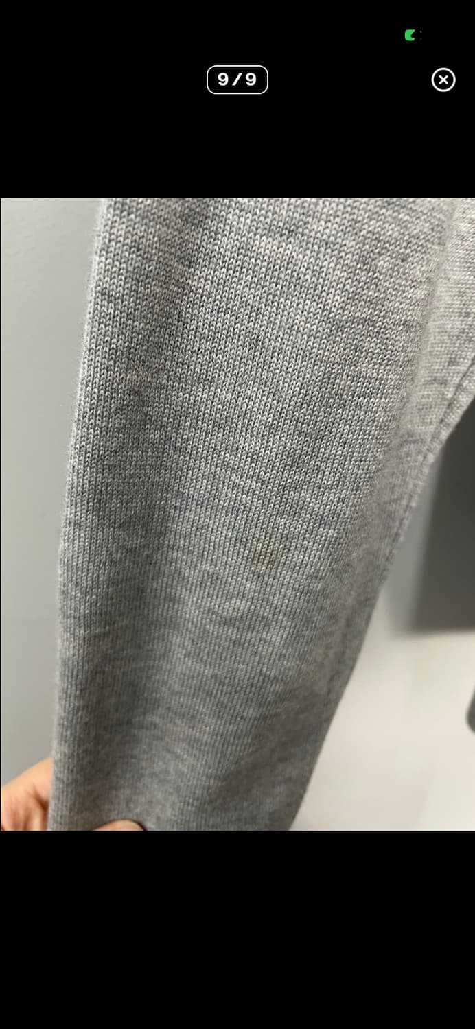 메종키츠네 폭스패치 그레이 가디건 A3590 상품이미지9