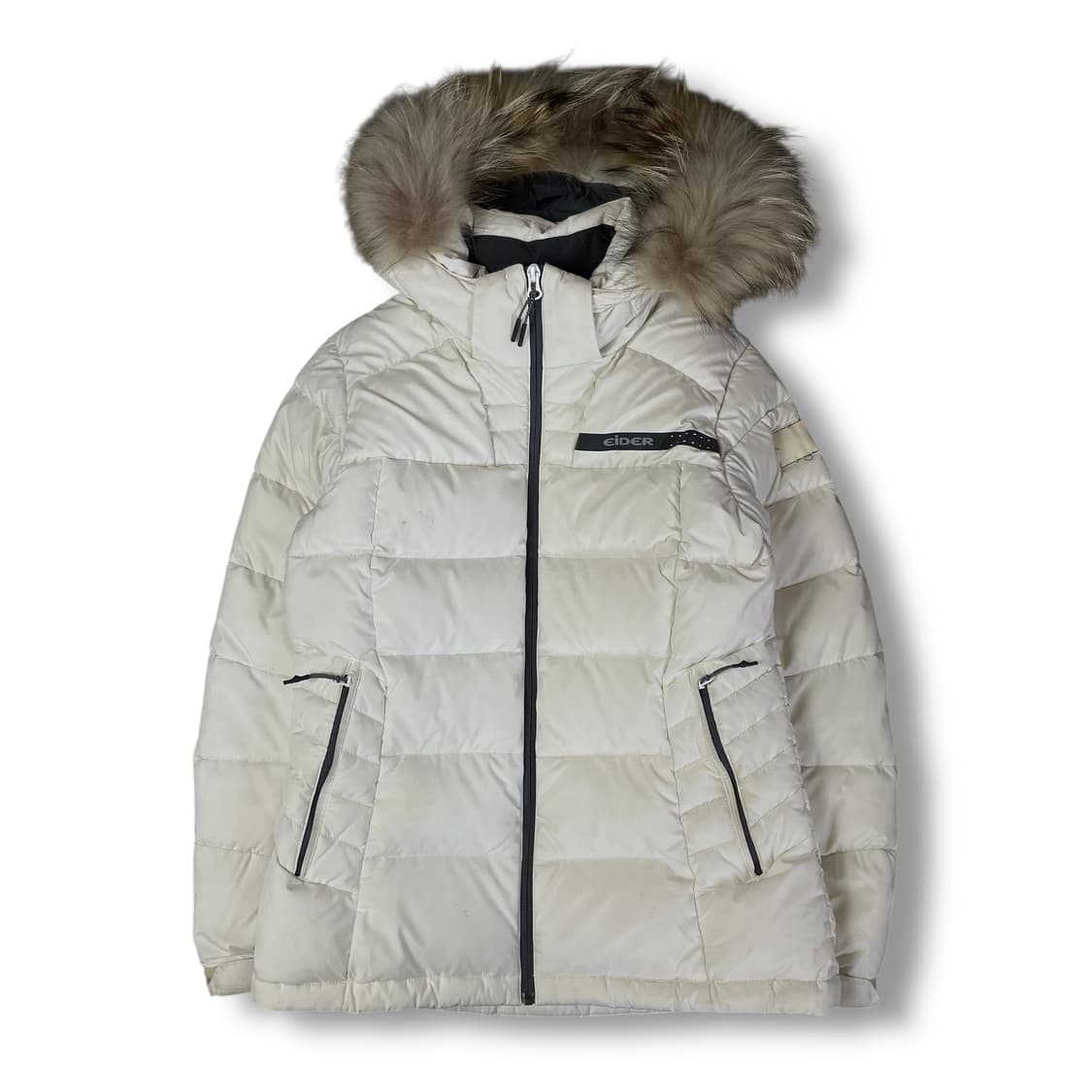 아이더 화이트 패딩 M 상품이미지1