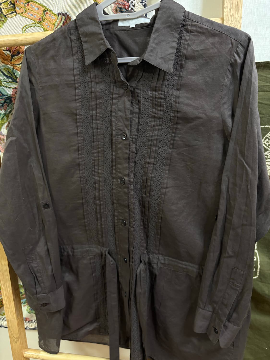 지유쿠 일본 브랜드 레이스 셔츠  상품이미지2