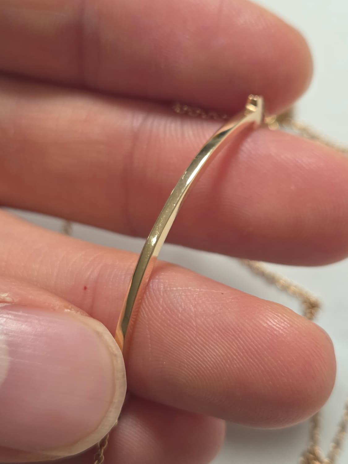 [정품] 티파니 T 스마일 로즈골드 스몰 목걸이 상품이미지5