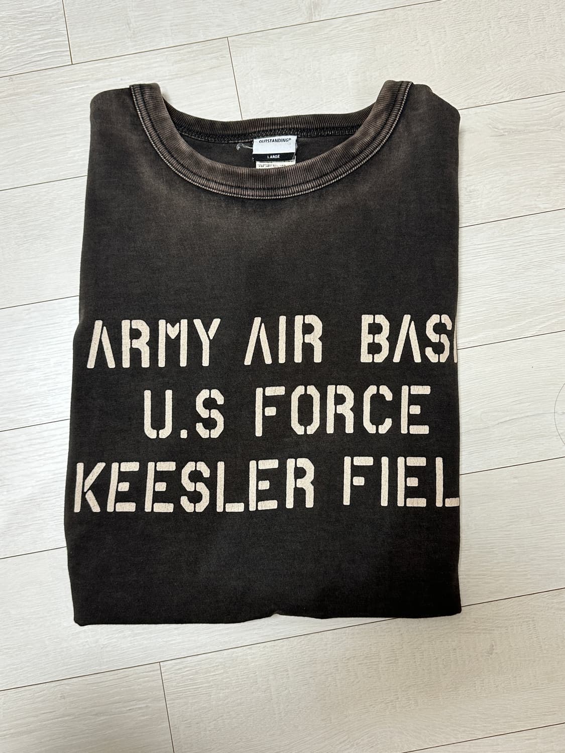 [L] 아웃스탠딩 반팔 MIL SERIES TEE ARMY 상품이미지1