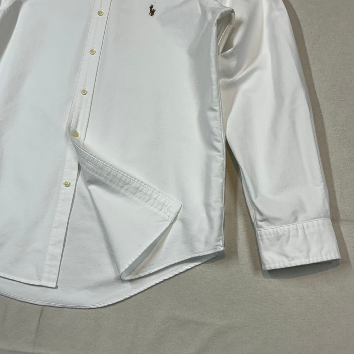 L) 폴로 랄프로렌 클래식핏 옥스포드 화이트 셔츠 상품이미지5