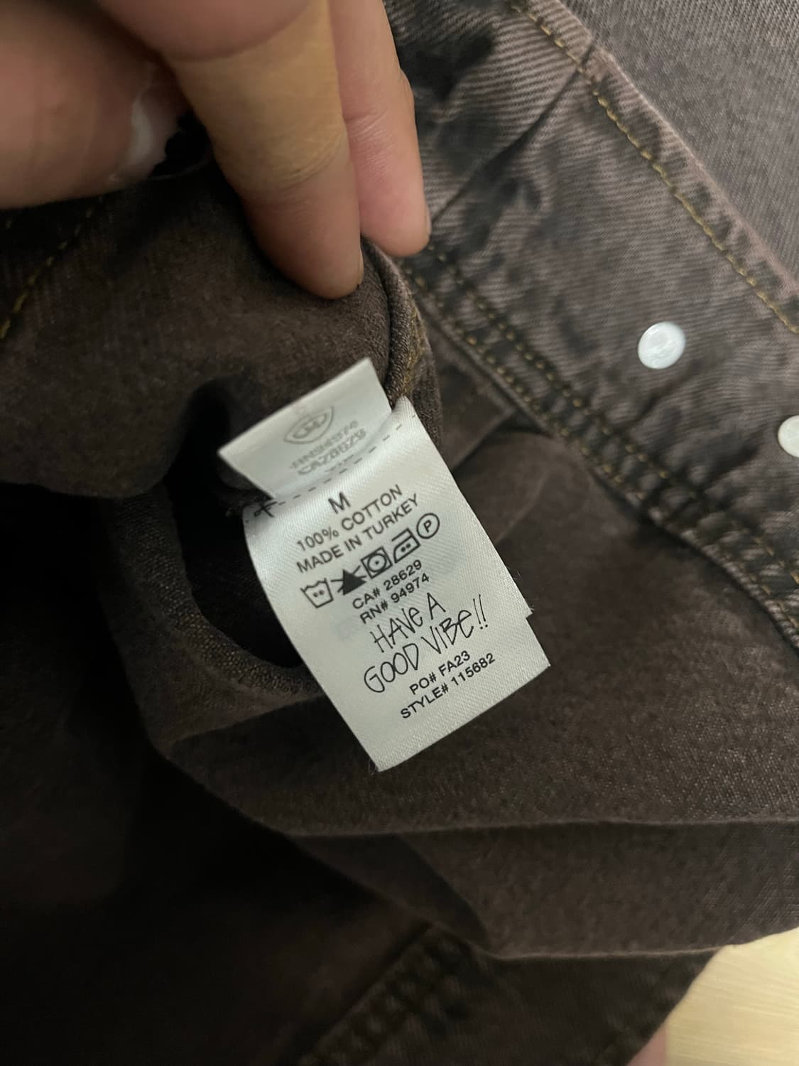 (M) 스투시 데님 집 워크자켓 상품이미지5