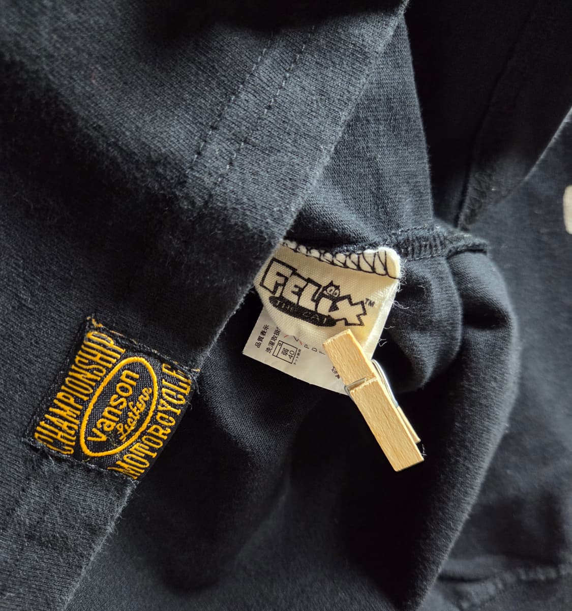 밴슨레더 펠릭스 롱슬리브 티셔츠 블랙 L 상품이미지5