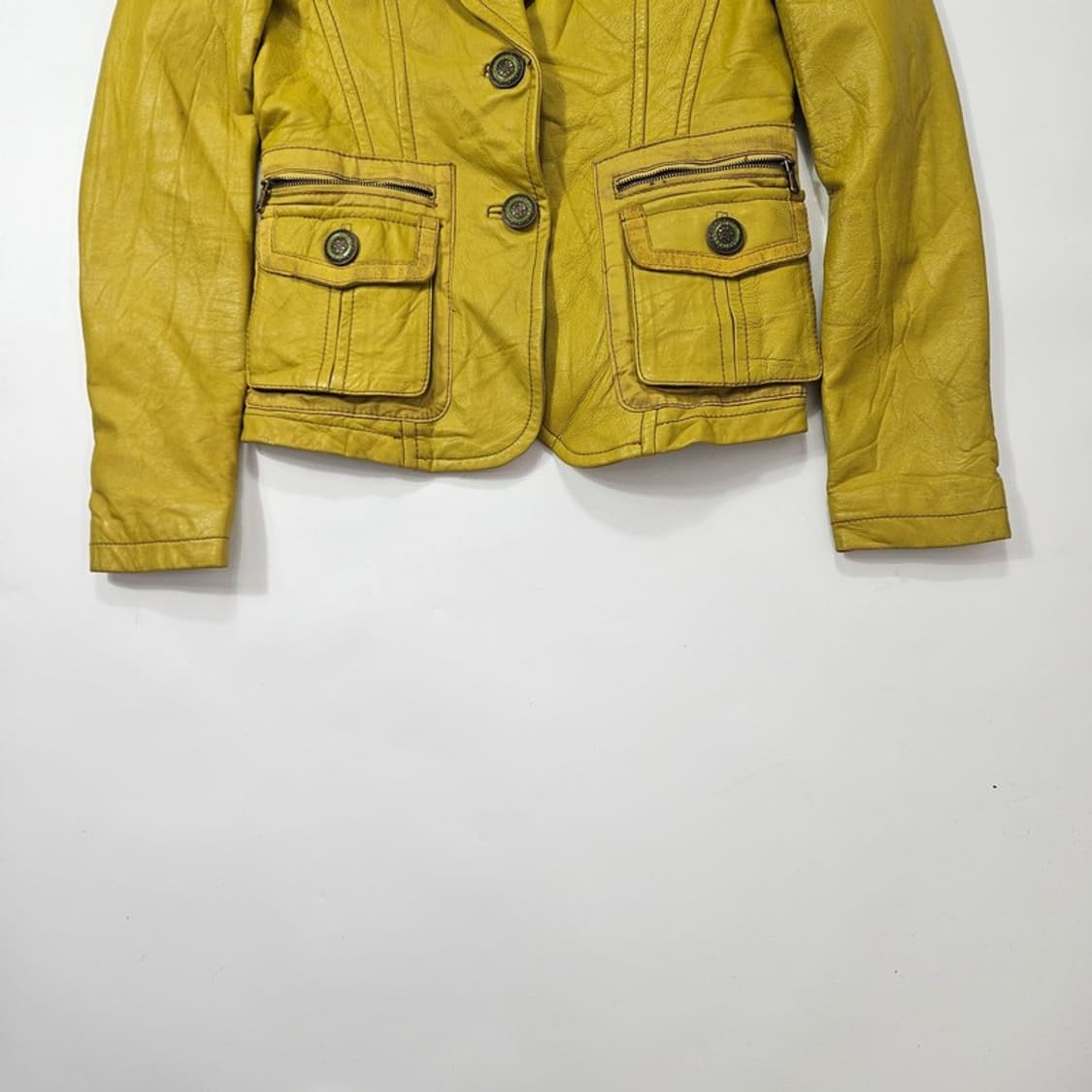 ASK y2k 빈티지 양가죽 자켓 S 상품이미지4