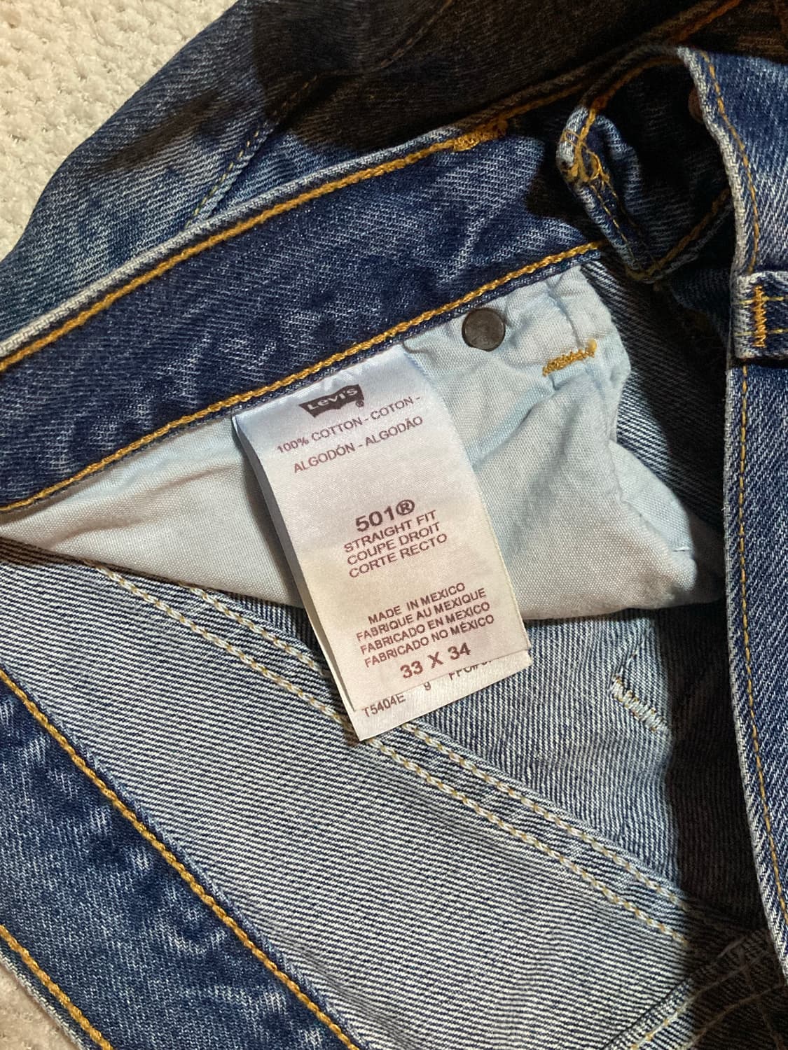 00s Mexico Levi’s 501 W32 상품이미지5
