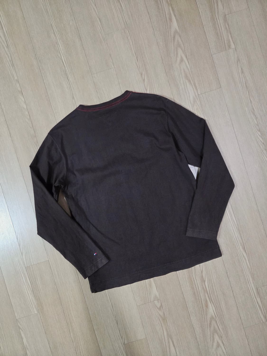 타미 힐피거 초코 브라운 롱 슬리브 티셔츠 상품이미지7