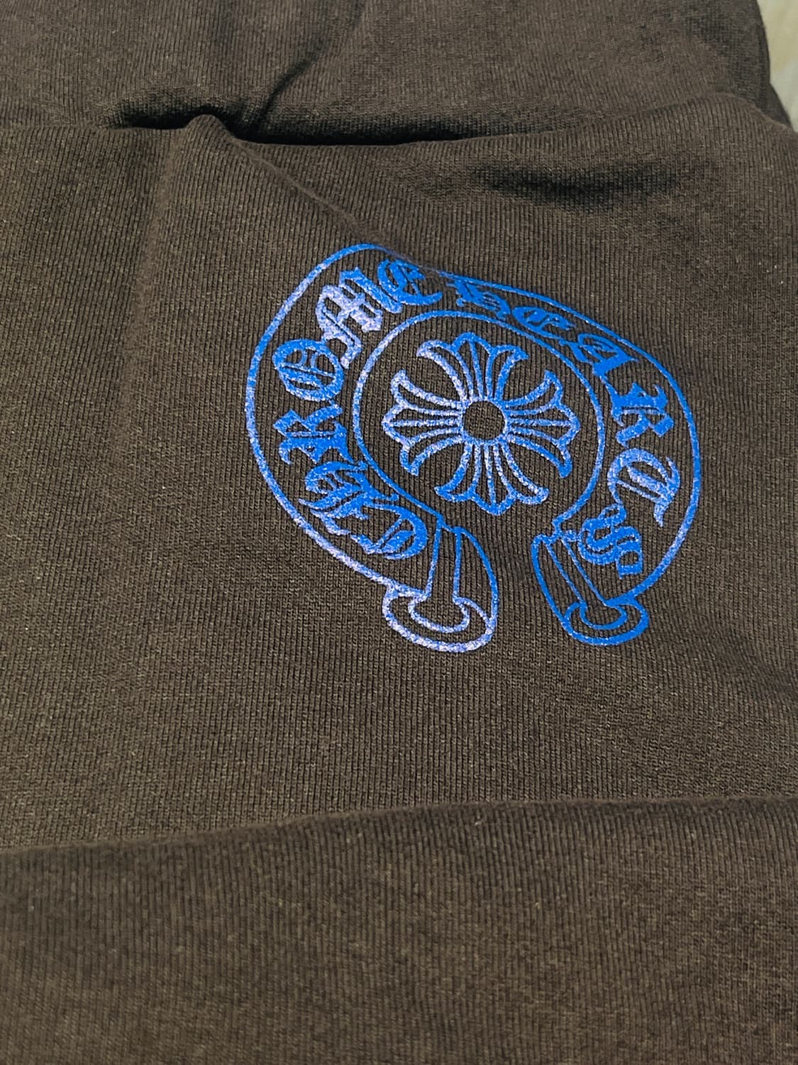 크롬하츠 홀슈스 스웻팬츠 M 블랙/블루 상품이미지3