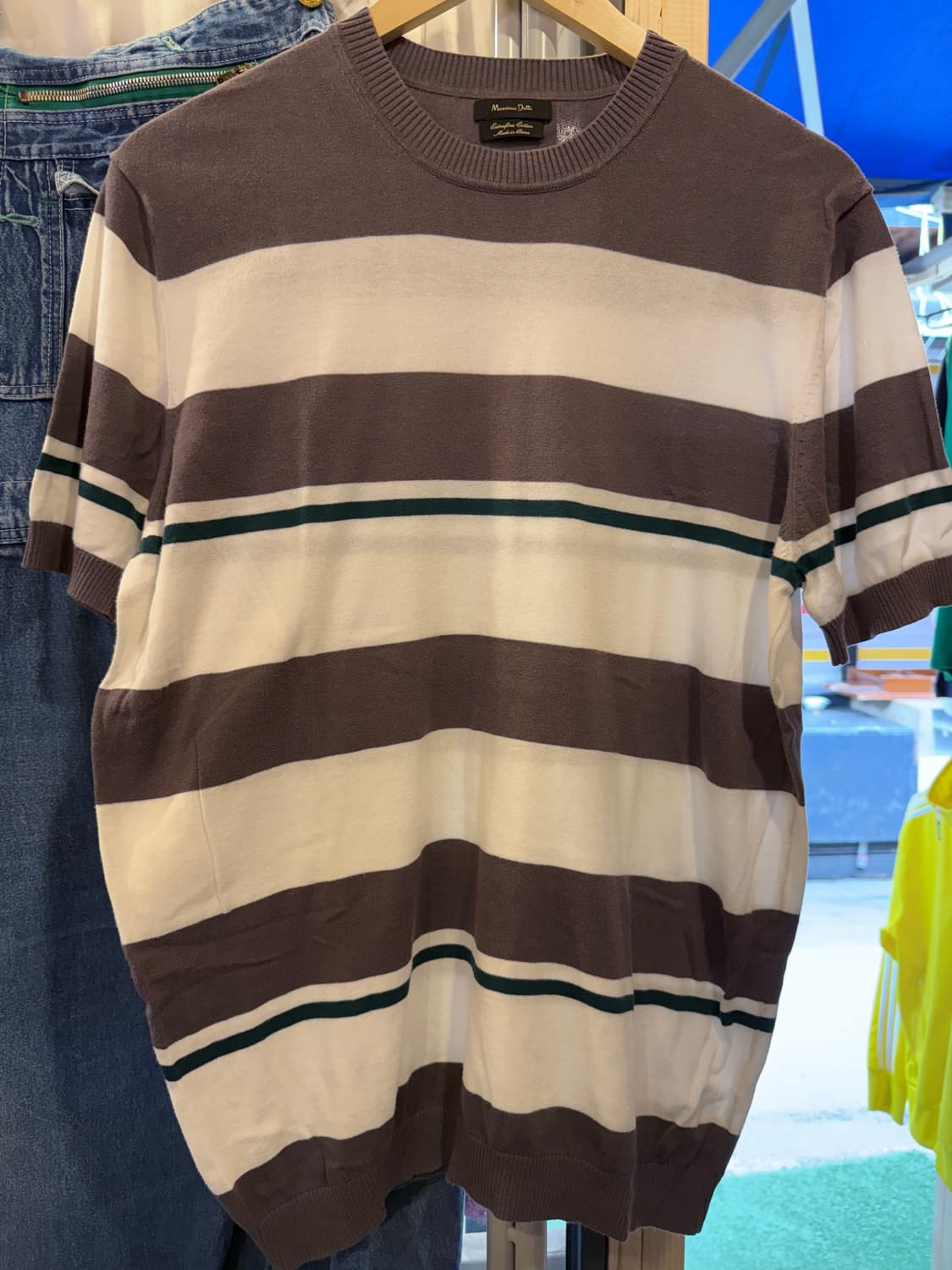 마시모두띠 스트라이프 반팔 티셔츠 상품이미지1