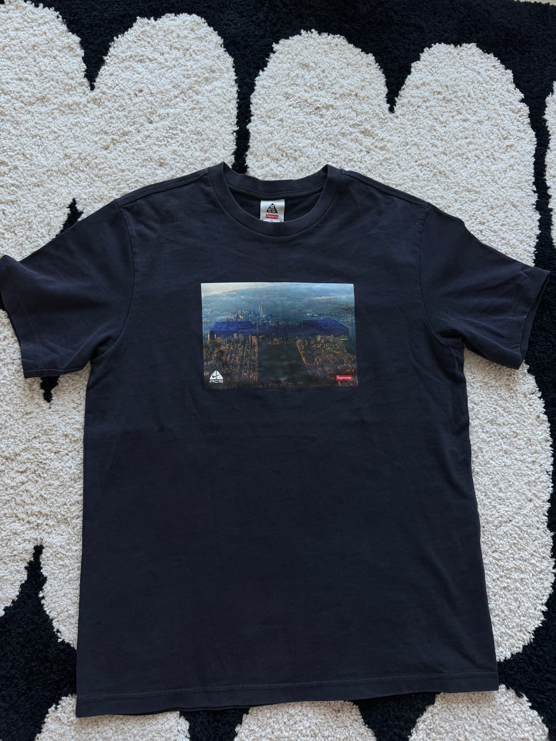 슈프림 x 나이키 ACG 그리드 티셔츠 블랙 M - 22FW 상품이미지3
