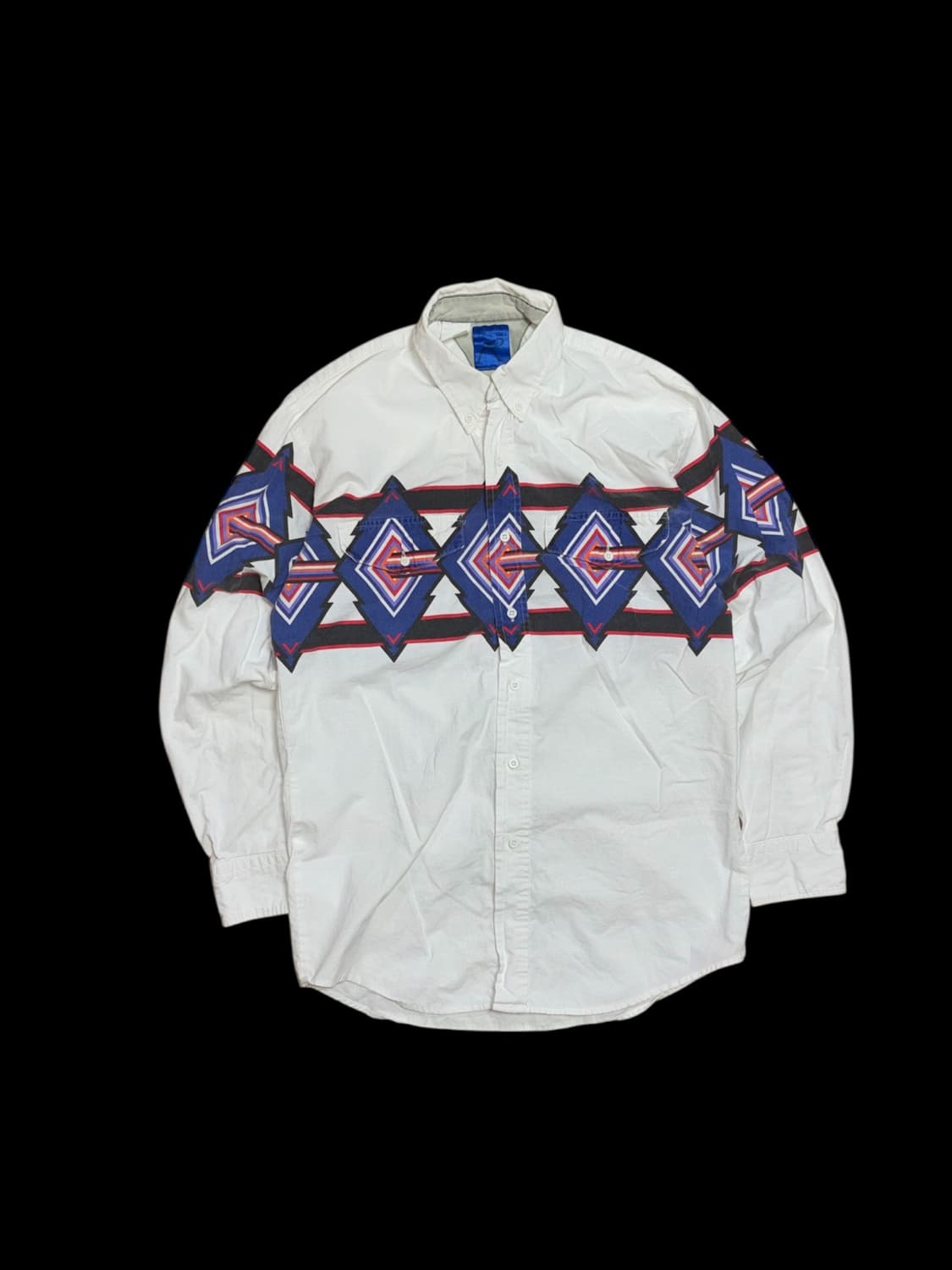 빈티지 인디언 아즈텍 패턴 웨스턴 셔츠 상품이미지2
