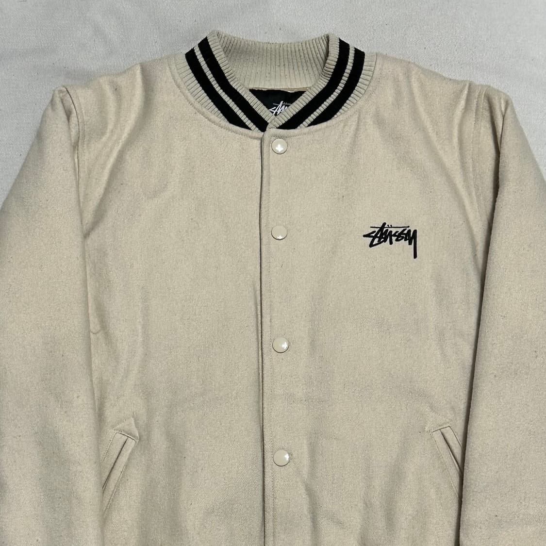 S 스투시 35주년 울 바시티자켓 상품이미지1