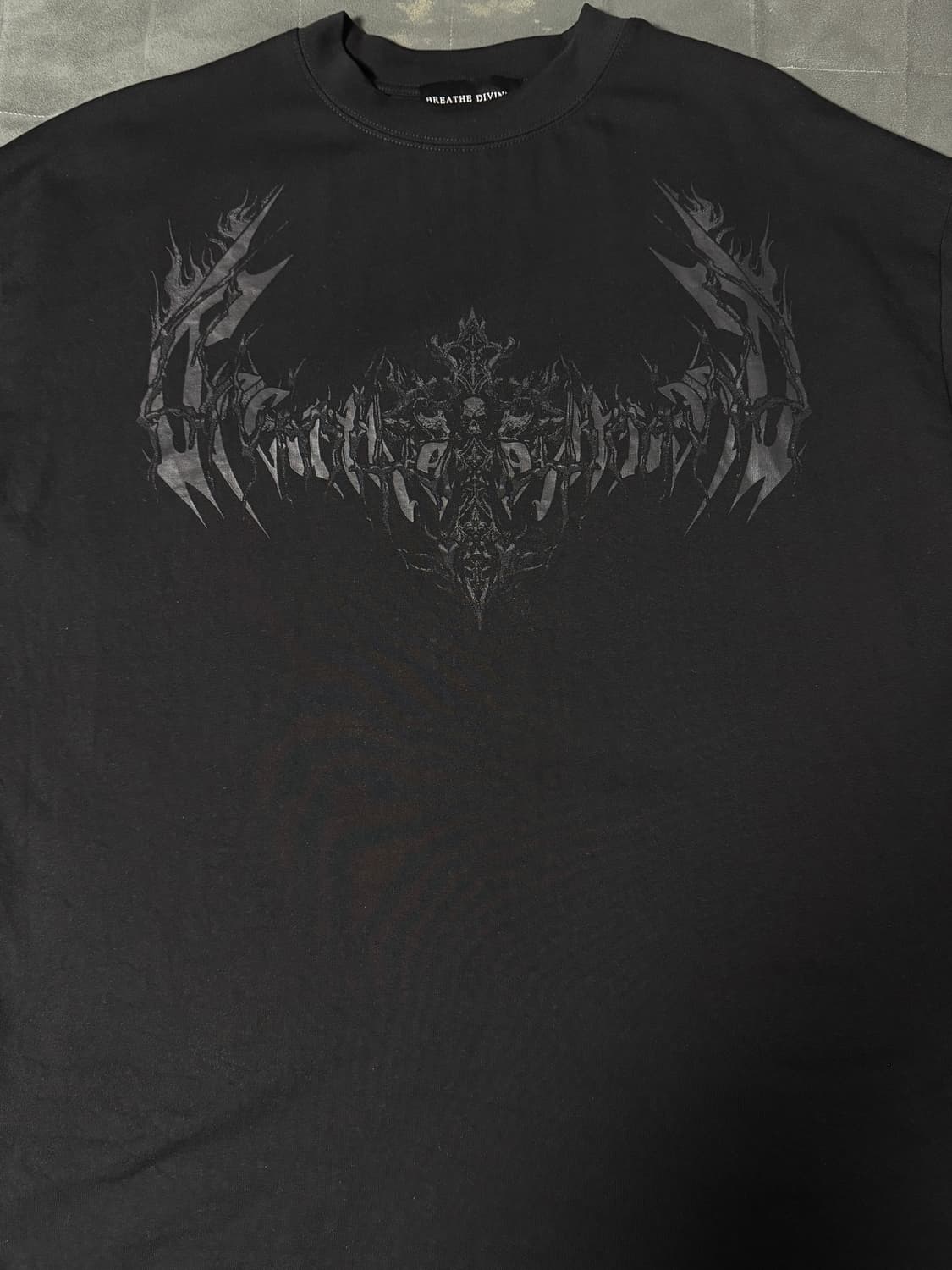 breathedivinity 다크니스 오버핏 반팔티 xl 상품이미지1