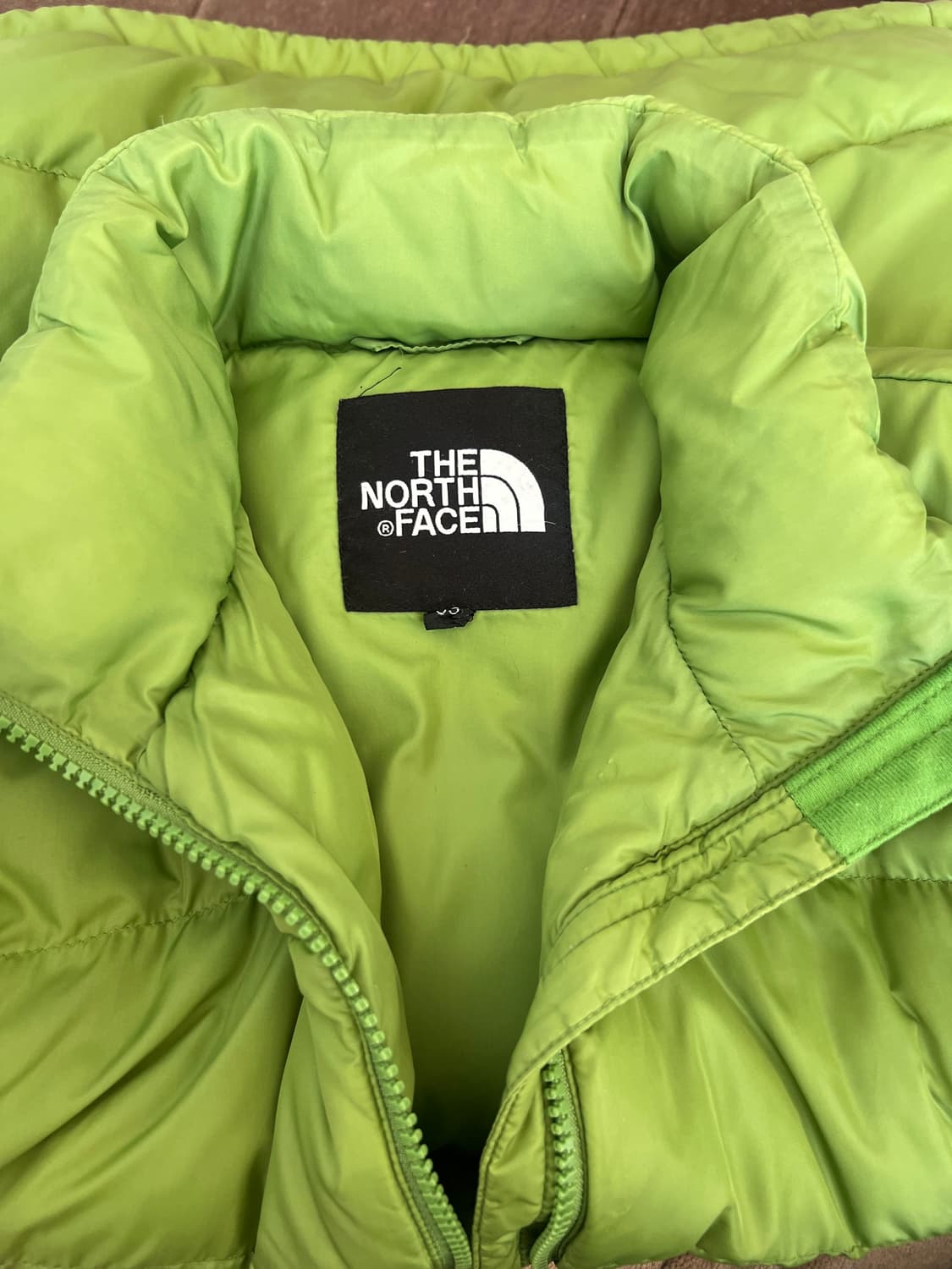 노스페이스 여성 연두 다운패딩점퍼 경량패딩 상품이미지5