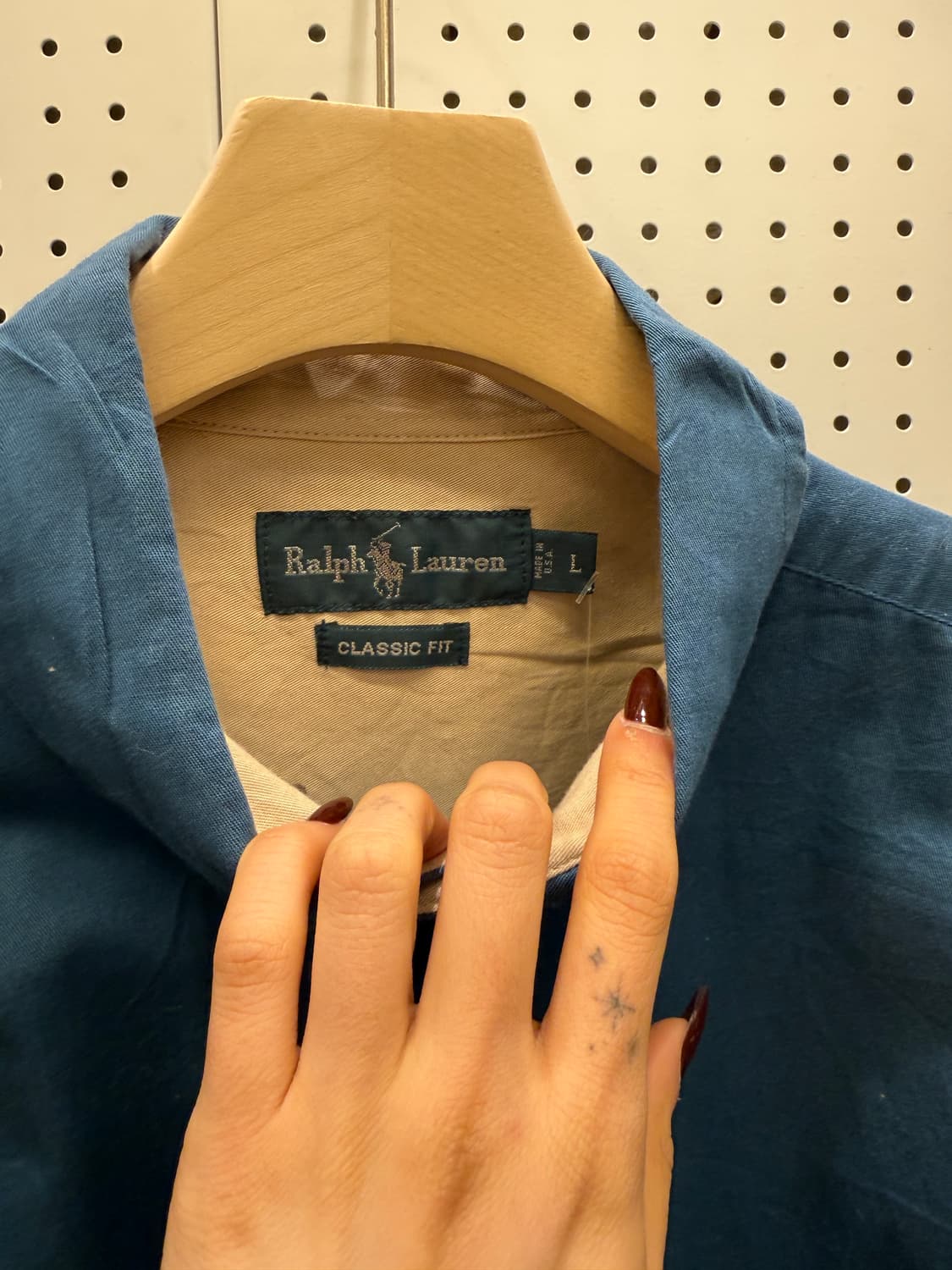 폴로랄프로렌 투포켓 블루 반팔 셔츠 U1262 상품이미지5