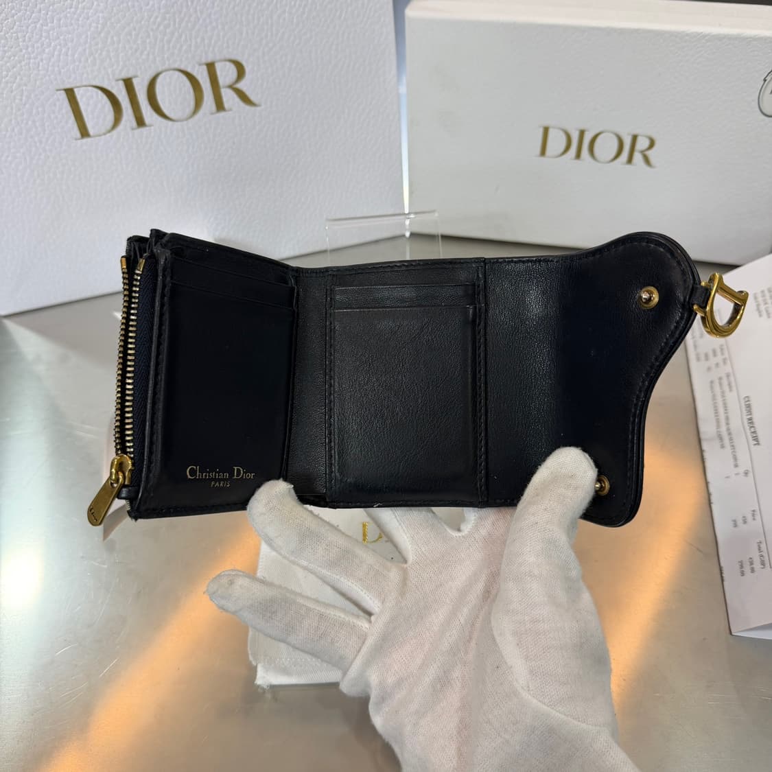 [리오브] 디올 오블리크 새들 반지갑 상품이미지4