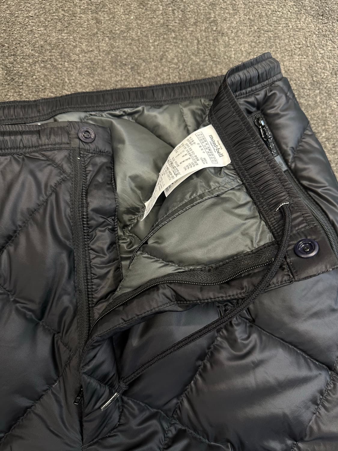  몽벨(Montbell) 슈페리어 다운 팬츠 블랙 L 사이즈 상품이미지4