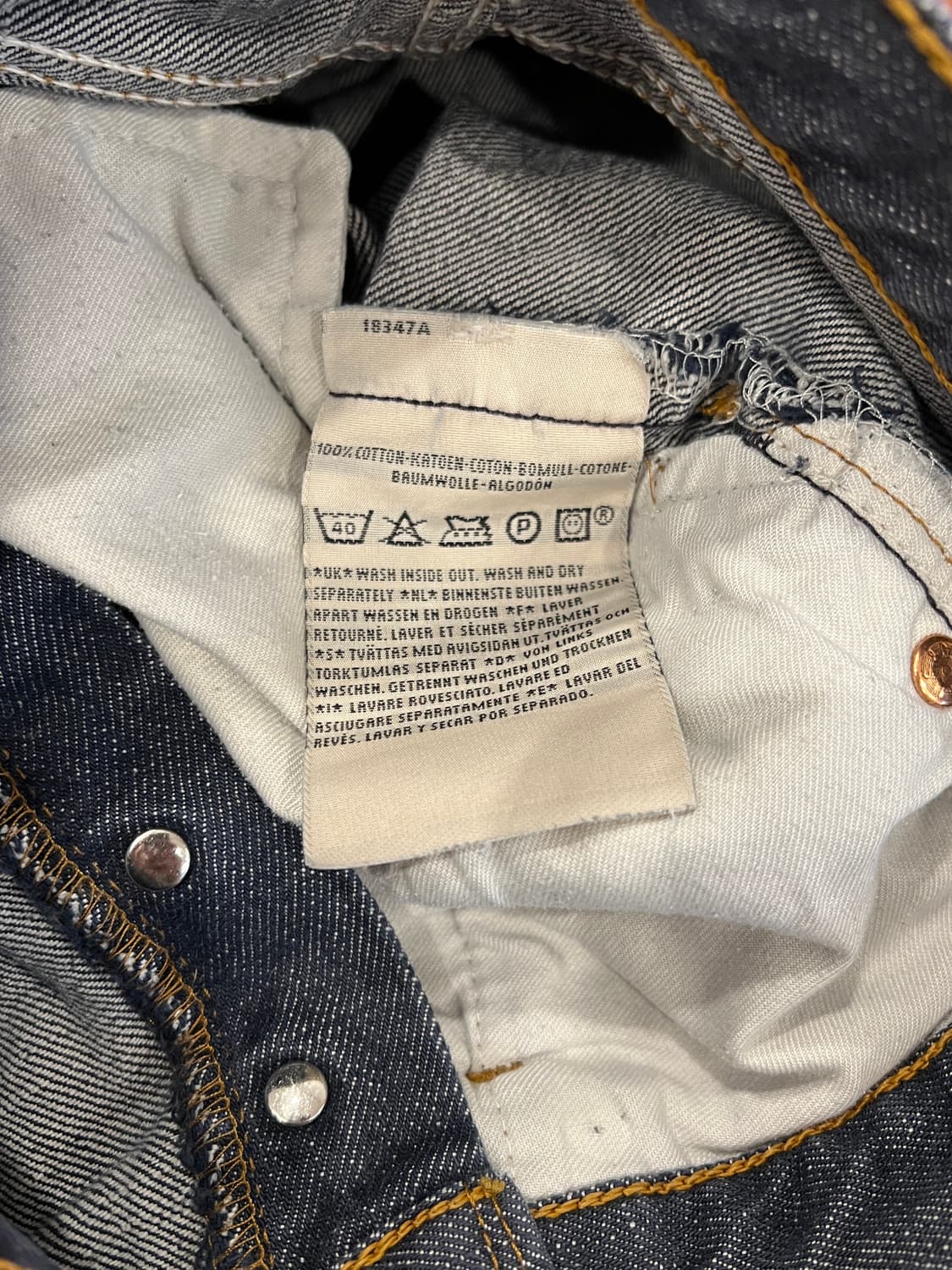 00s Levis 리바이스 501 빈티지 데님 팬츠 (Poland) 상품이미지9