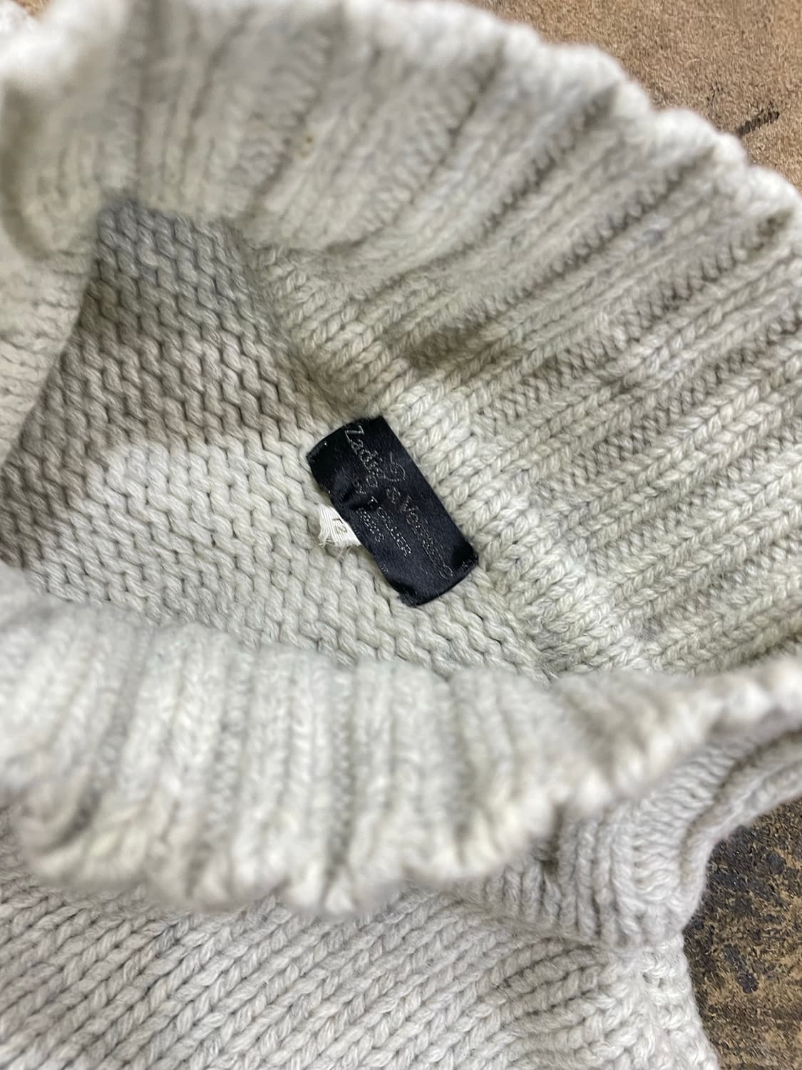 자딕앤볼테르/멜란지그레이 목폴라 니트티(S) 상품이미지3