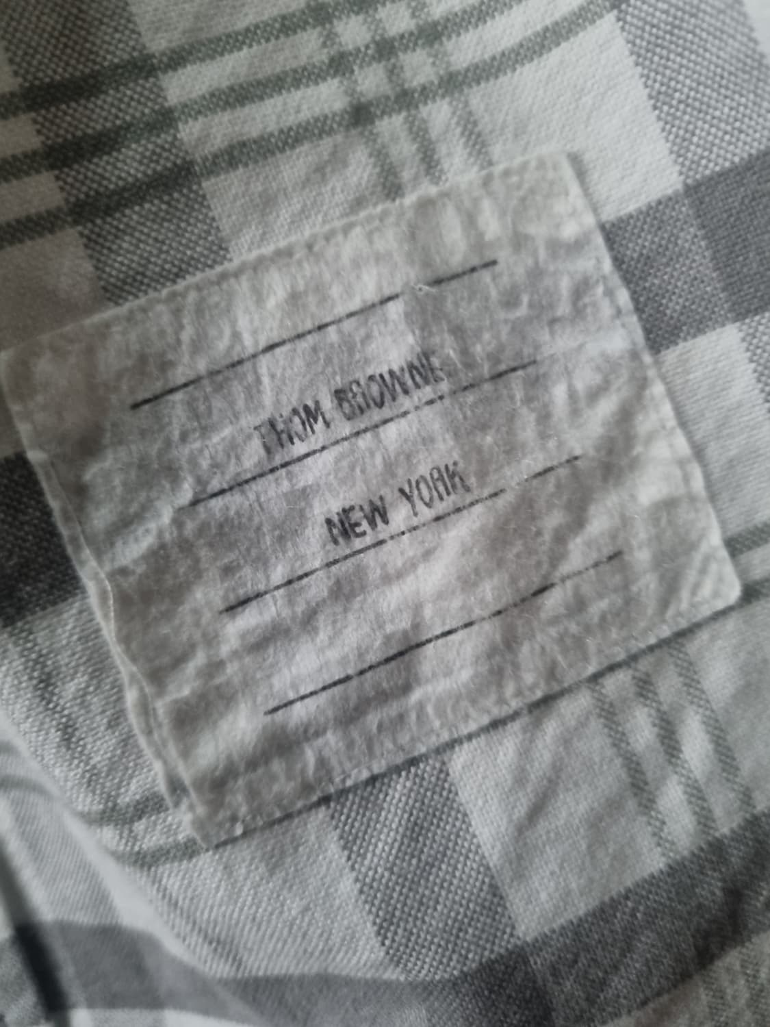 톰브라운 체크셔츠.  S/M 상품이미지4