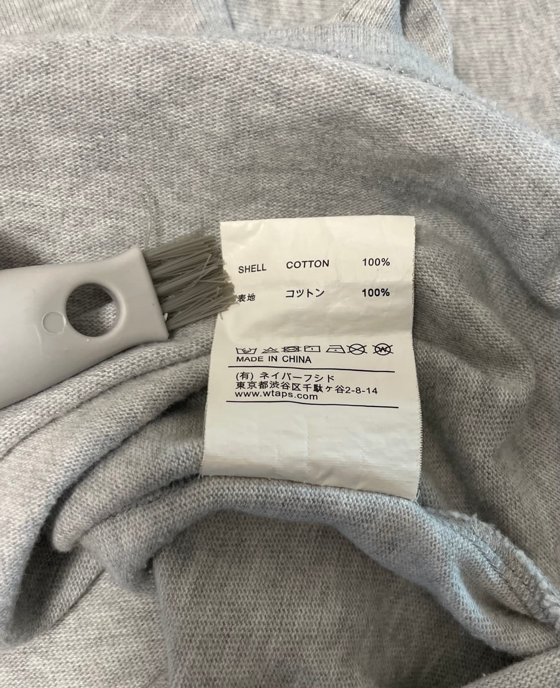 더블탭스 반팔 티셔츠 컬러 헤더그레이 사이즈 3 상품이미지7