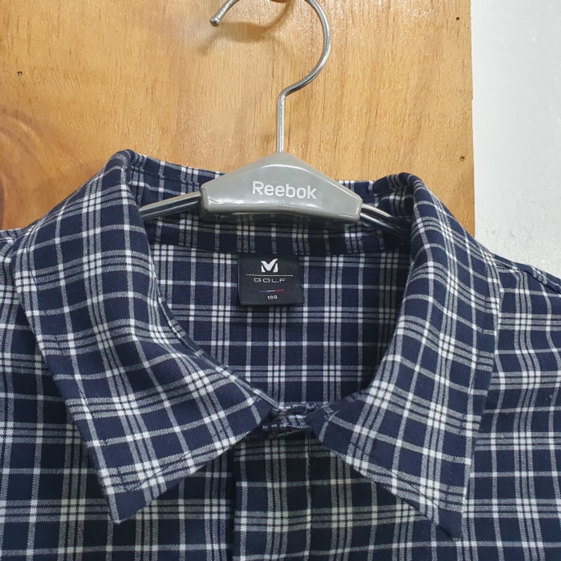 밀레 긴팔체크 골프셔츠(100) 상품이미지8